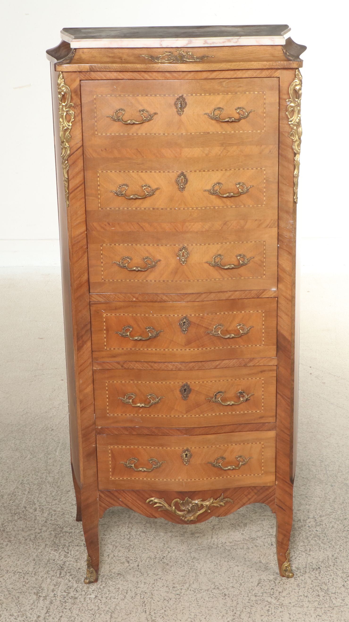 Louis XV Style Secrétaire à Abattant, Early to Mid-20th Century