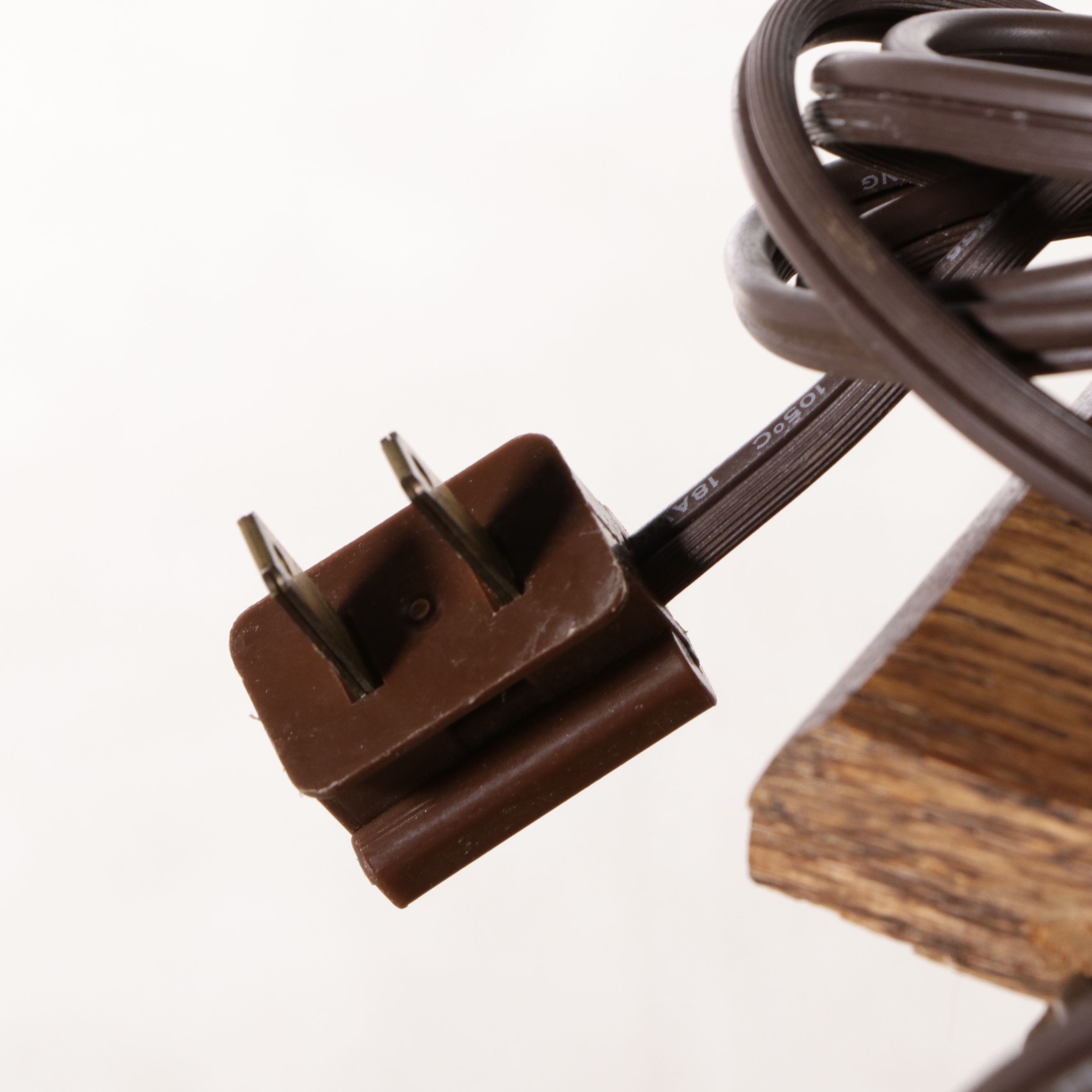 Edwardian Style Oak Illuminated Curio Cabinet