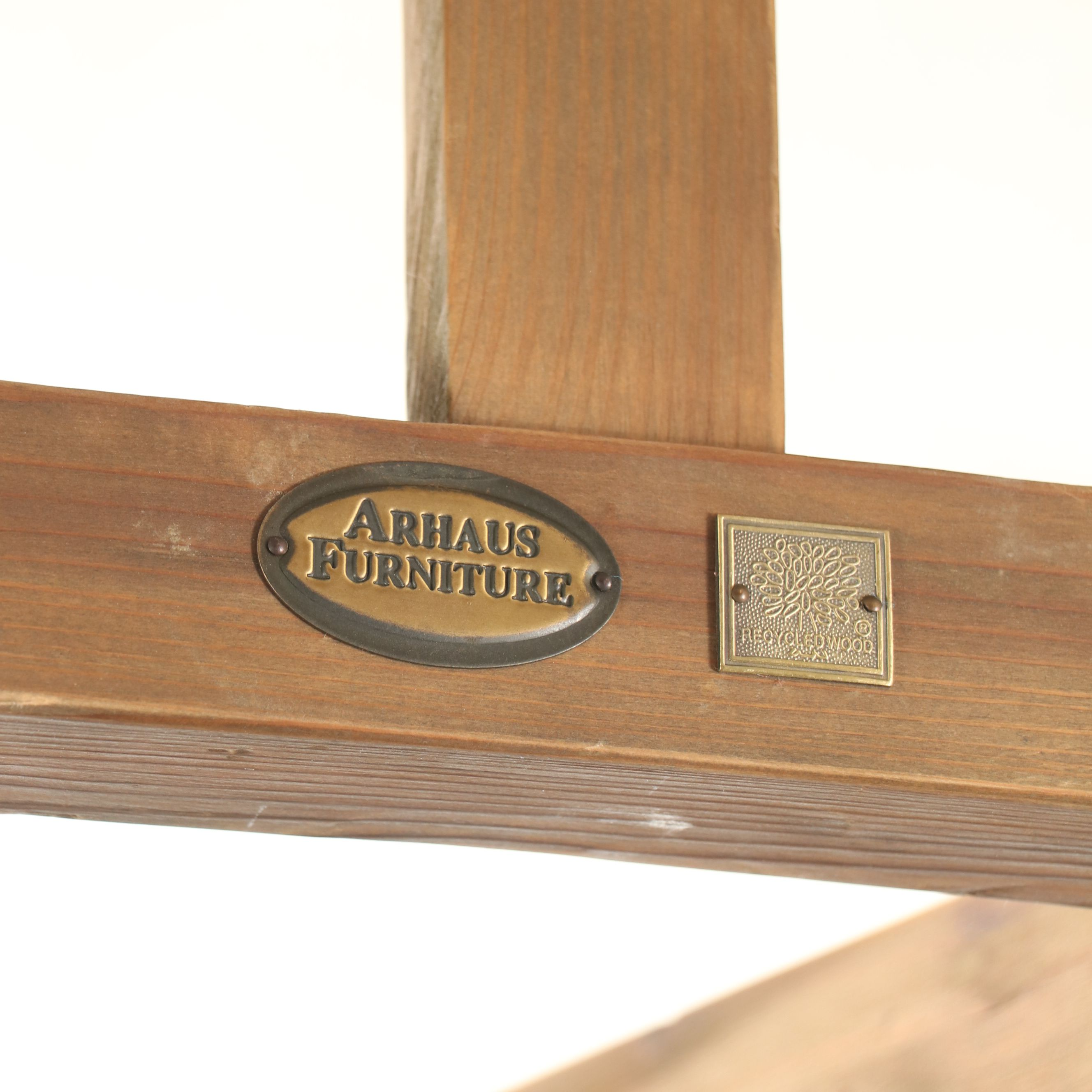 Arhaus Furniture Stone Top Reclaimed Pine End Table