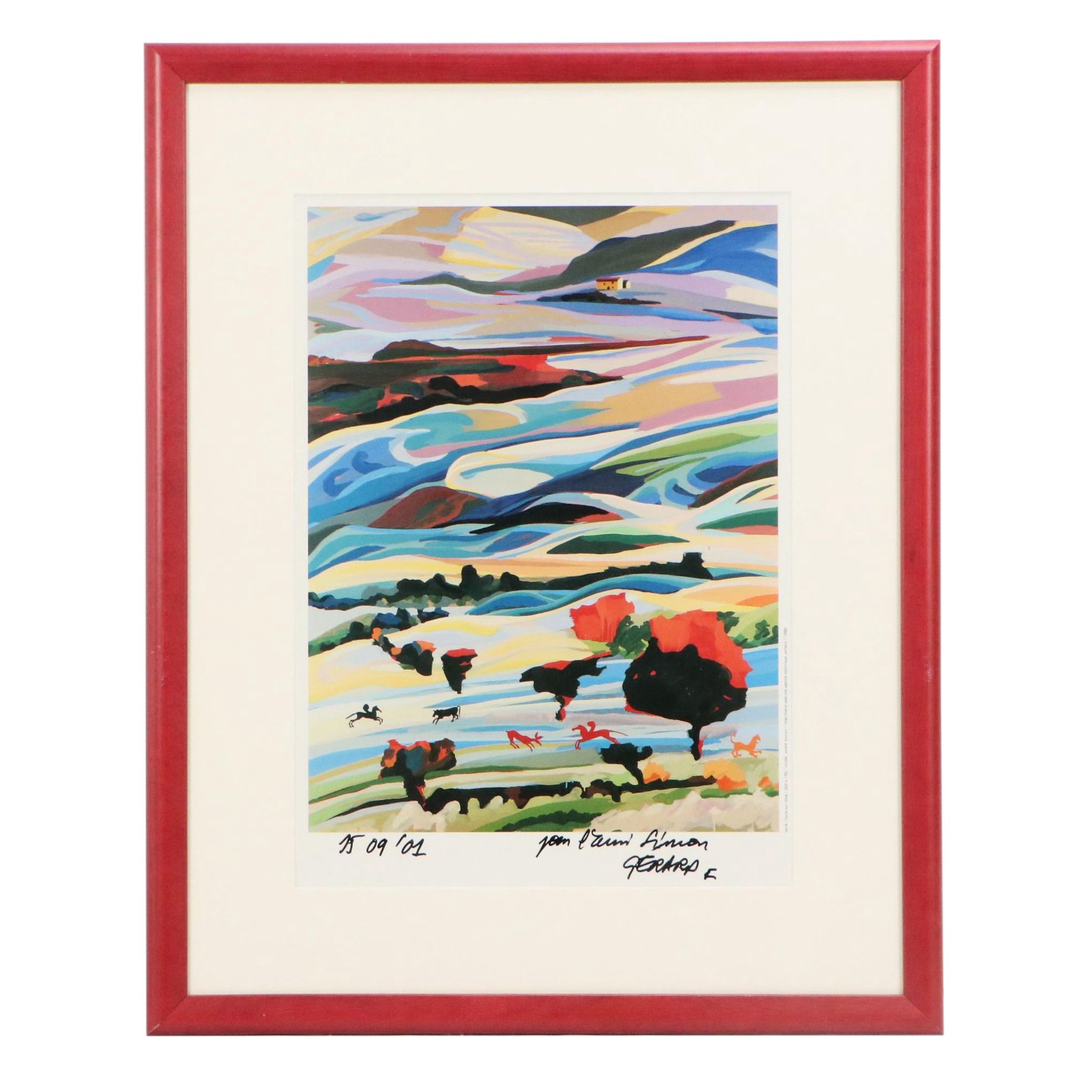 Gérard Fromanger Landscape Offset Lithograph