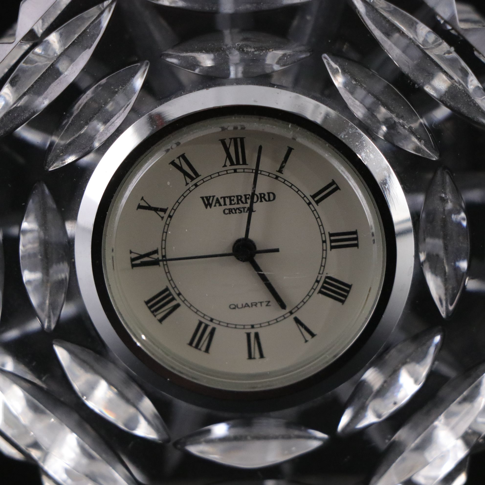 Waterford Crystal Quartz Desk Clock, Mikasa Swirl Crystal Bowl & More