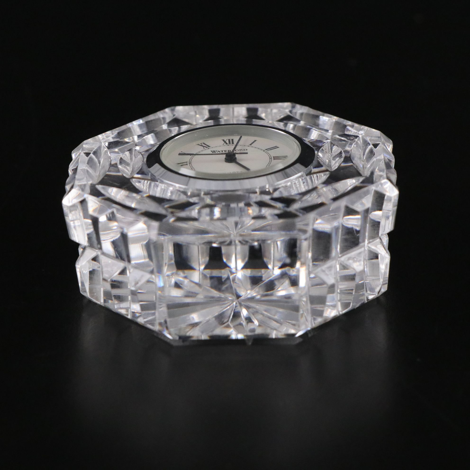 Waterford Crystal Quartz Desk Clock, Mikasa Swirl Crystal Bowl & More