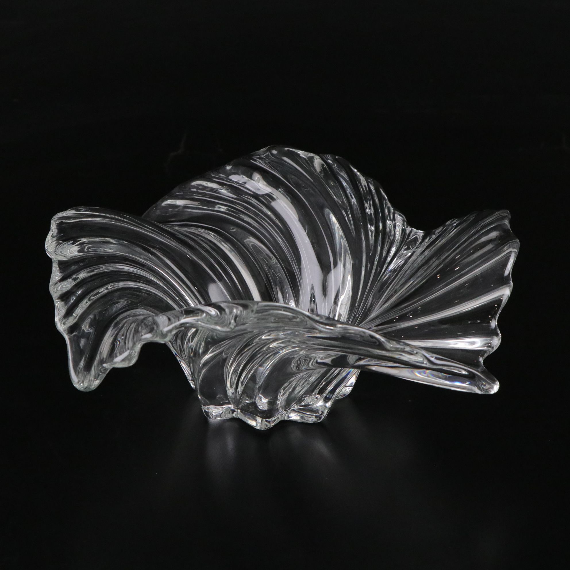 Waterford Crystal Quartz Desk Clock, Mikasa Swirl Crystal Bowl & More