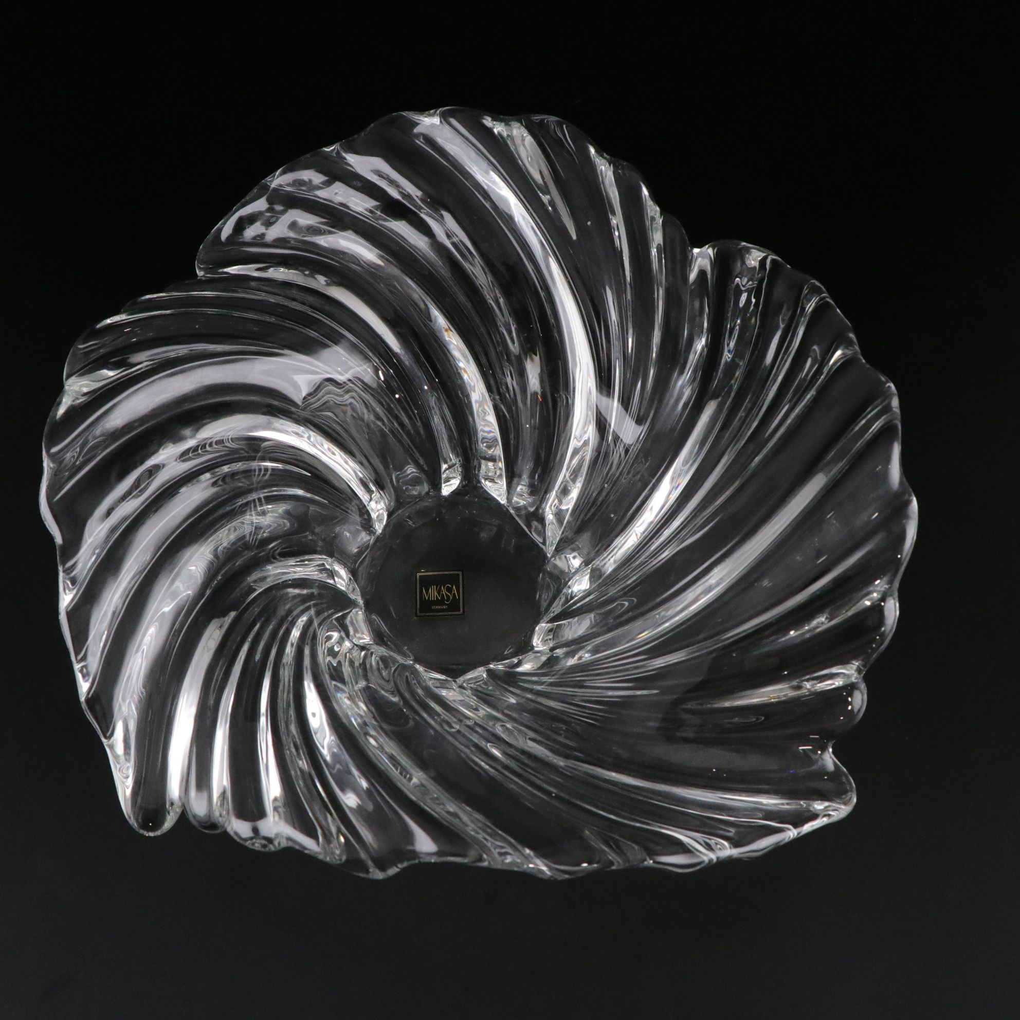 Waterford Crystal Quartz Desk Clock, Mikasa Swirl Crystal Bowl & More