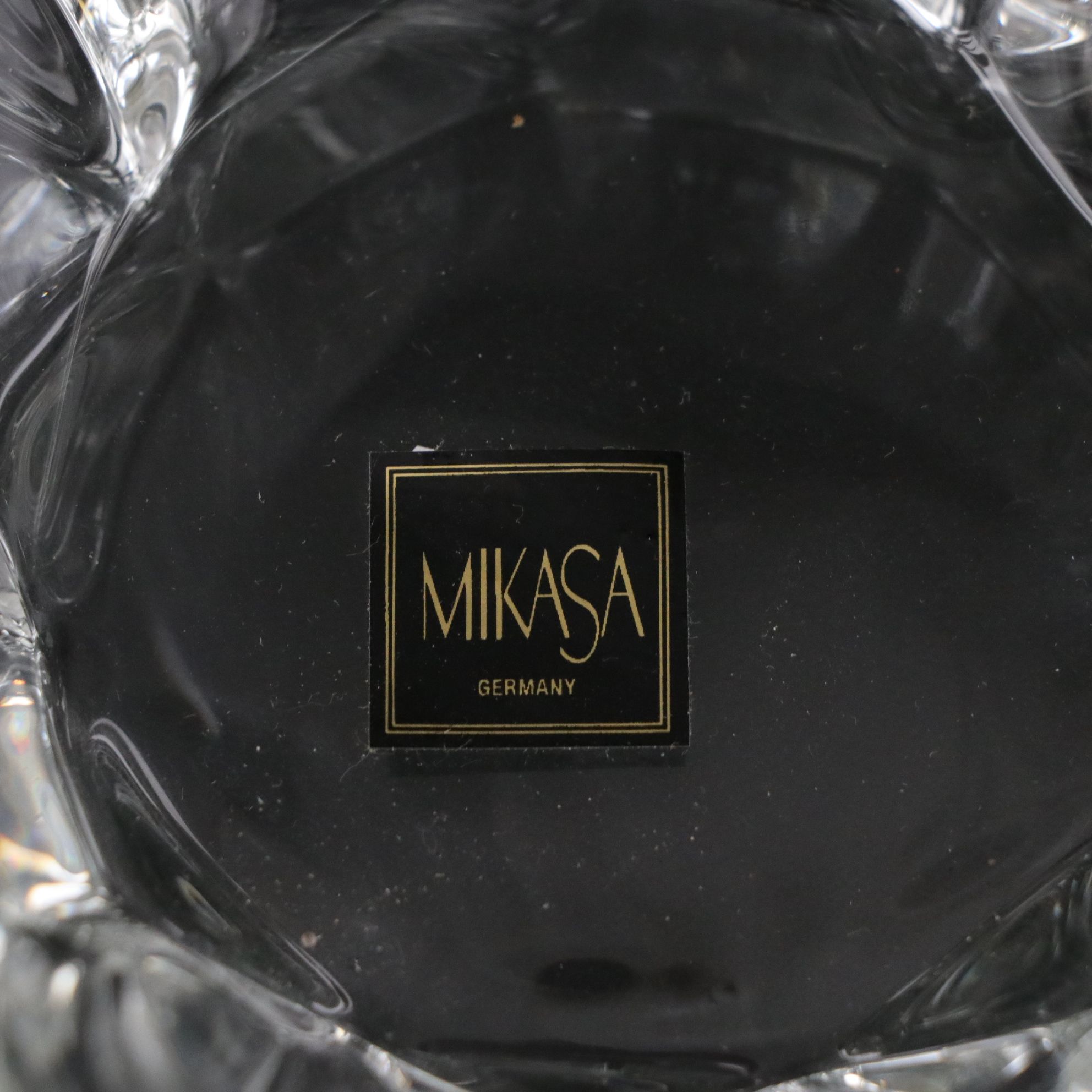 Waterford Crystal Quartz Desk Clock, Mikasa Swirl Crystal Bowl & More