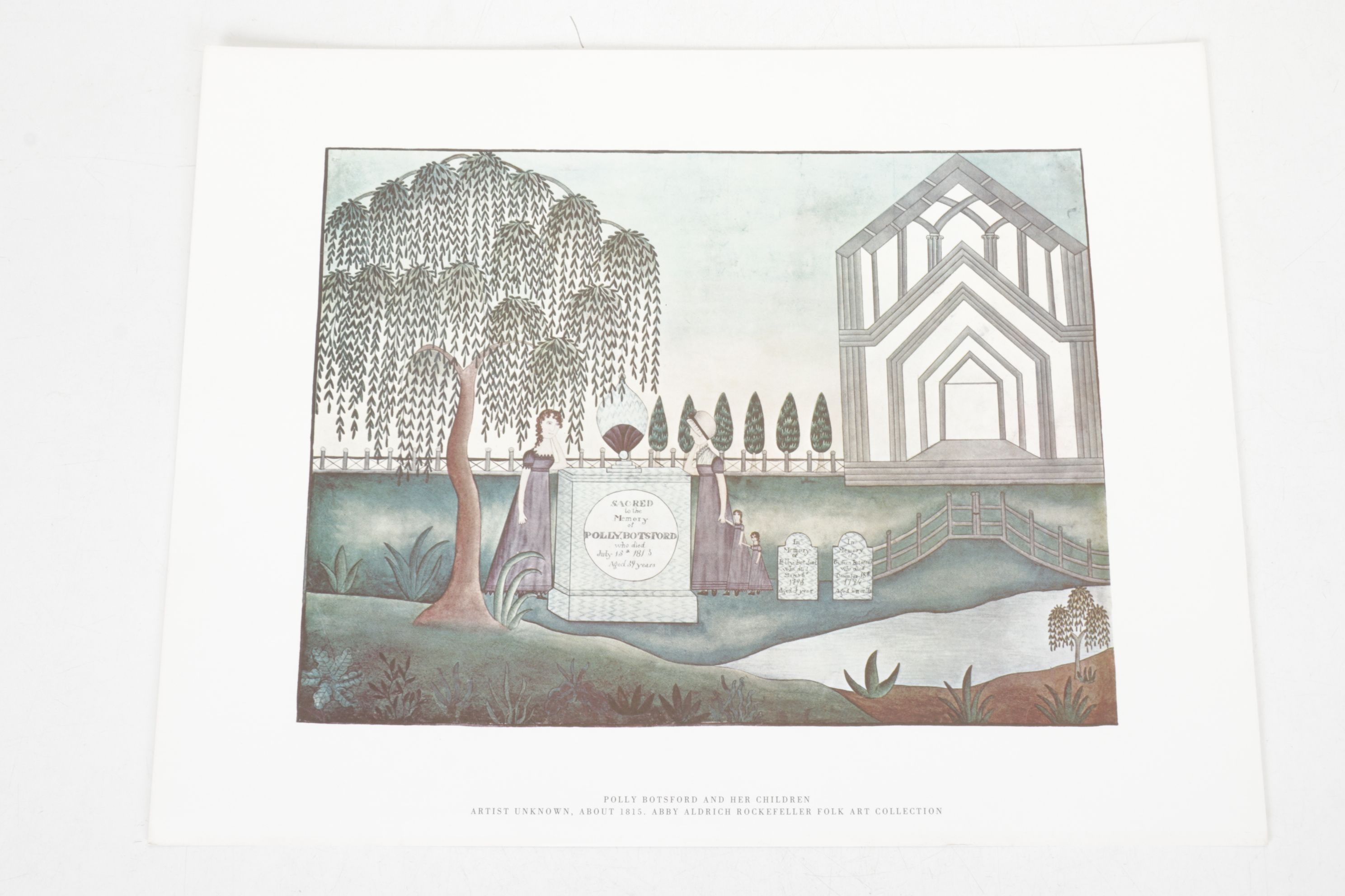 Portfolio of Offset Lithographs "American Primitive Watercolors", 1964
