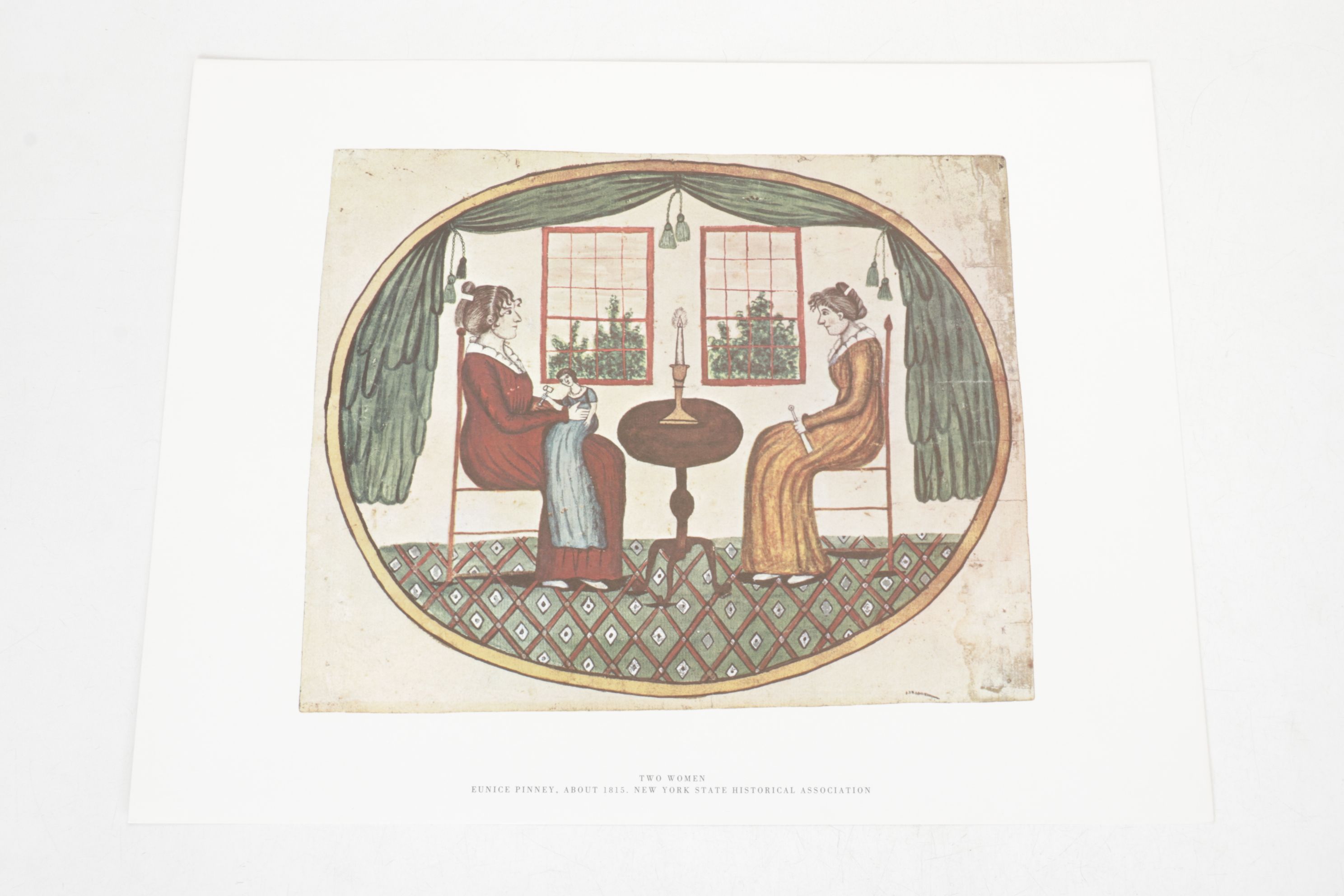 Portfolio of Offset Lithographs "American Primitive Watercolors", 1964