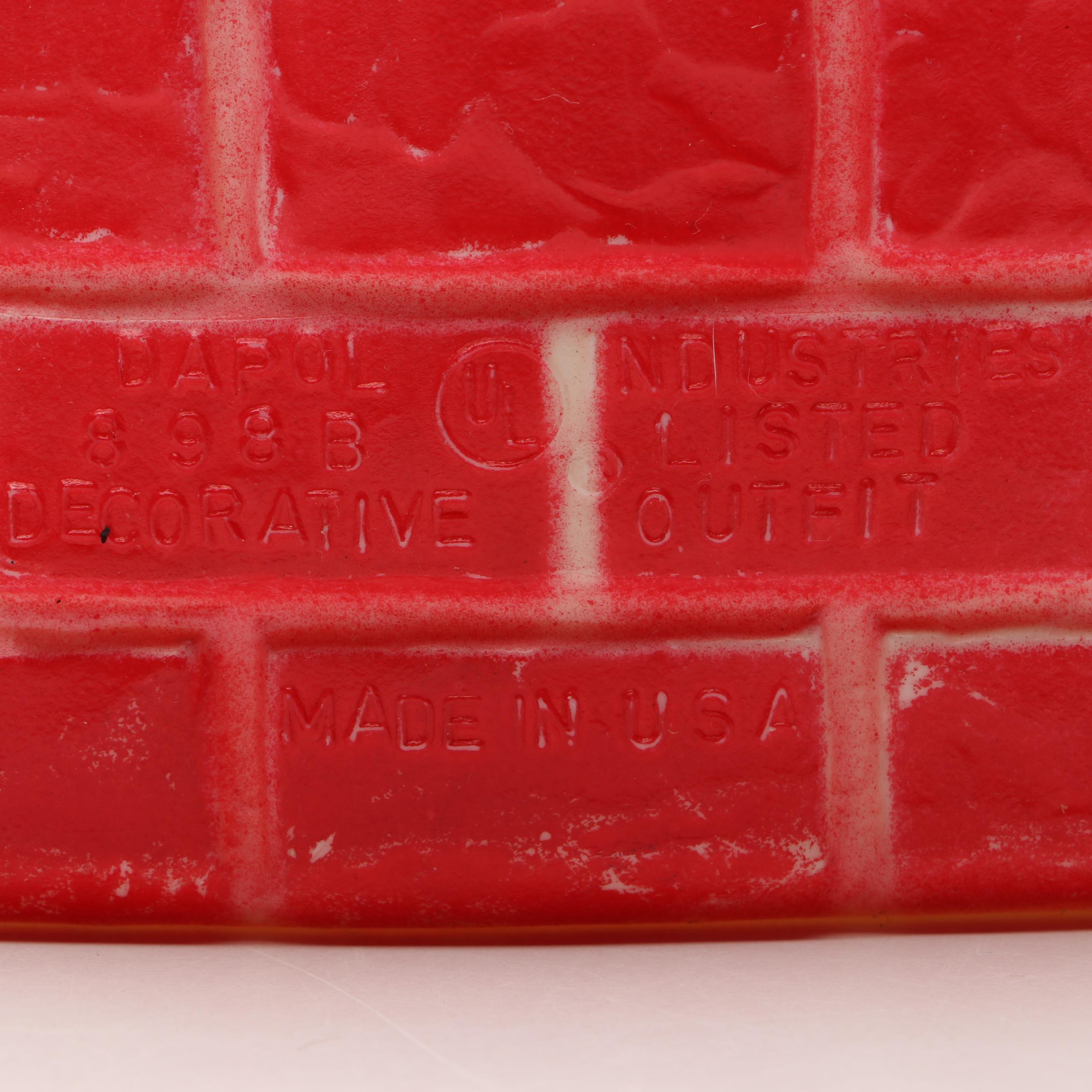 Empire and Dapol Plastic Blow Mold Santa Claus Figures, Mid-20th Century