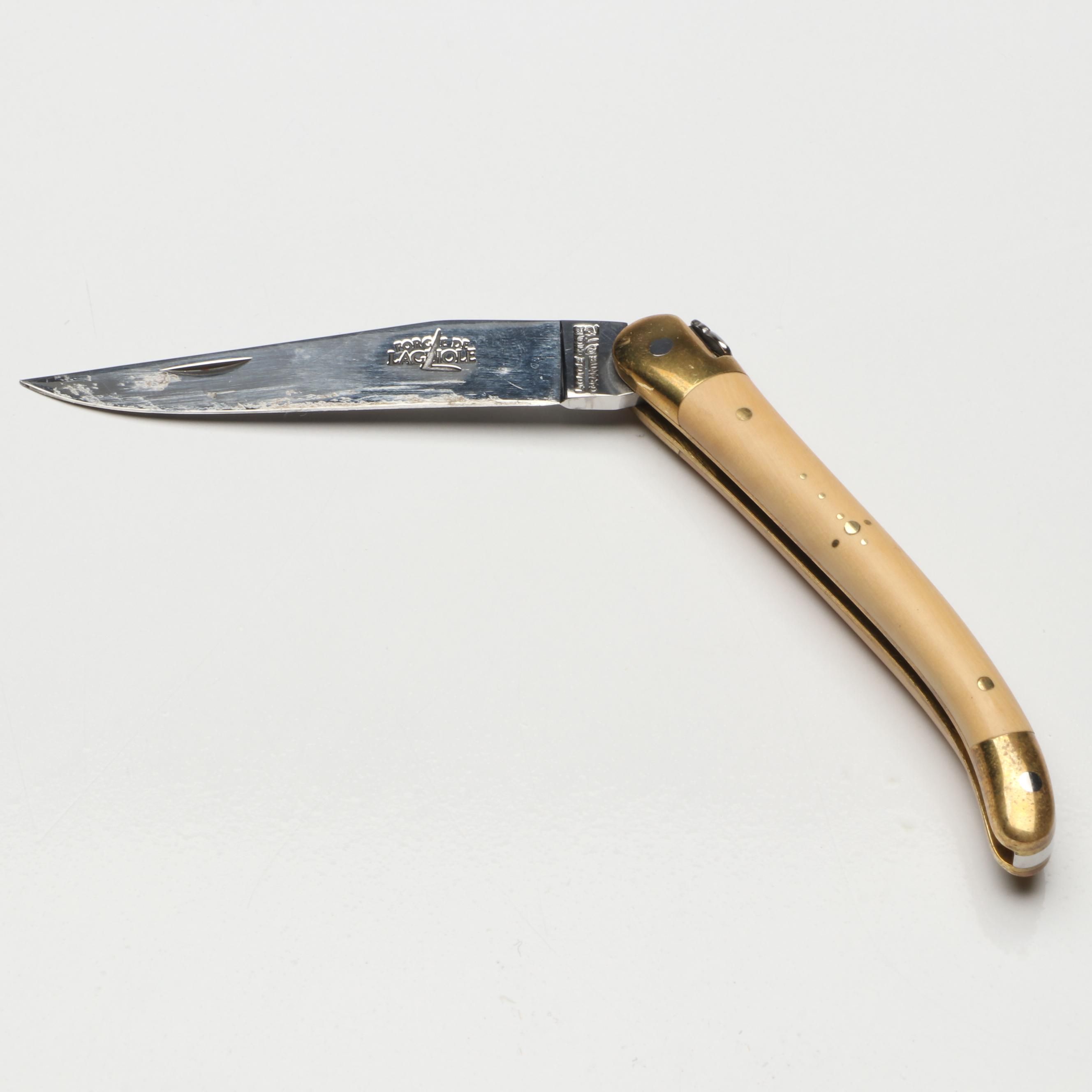 Forge de Laguiole French Wooden Handled Folding Knife