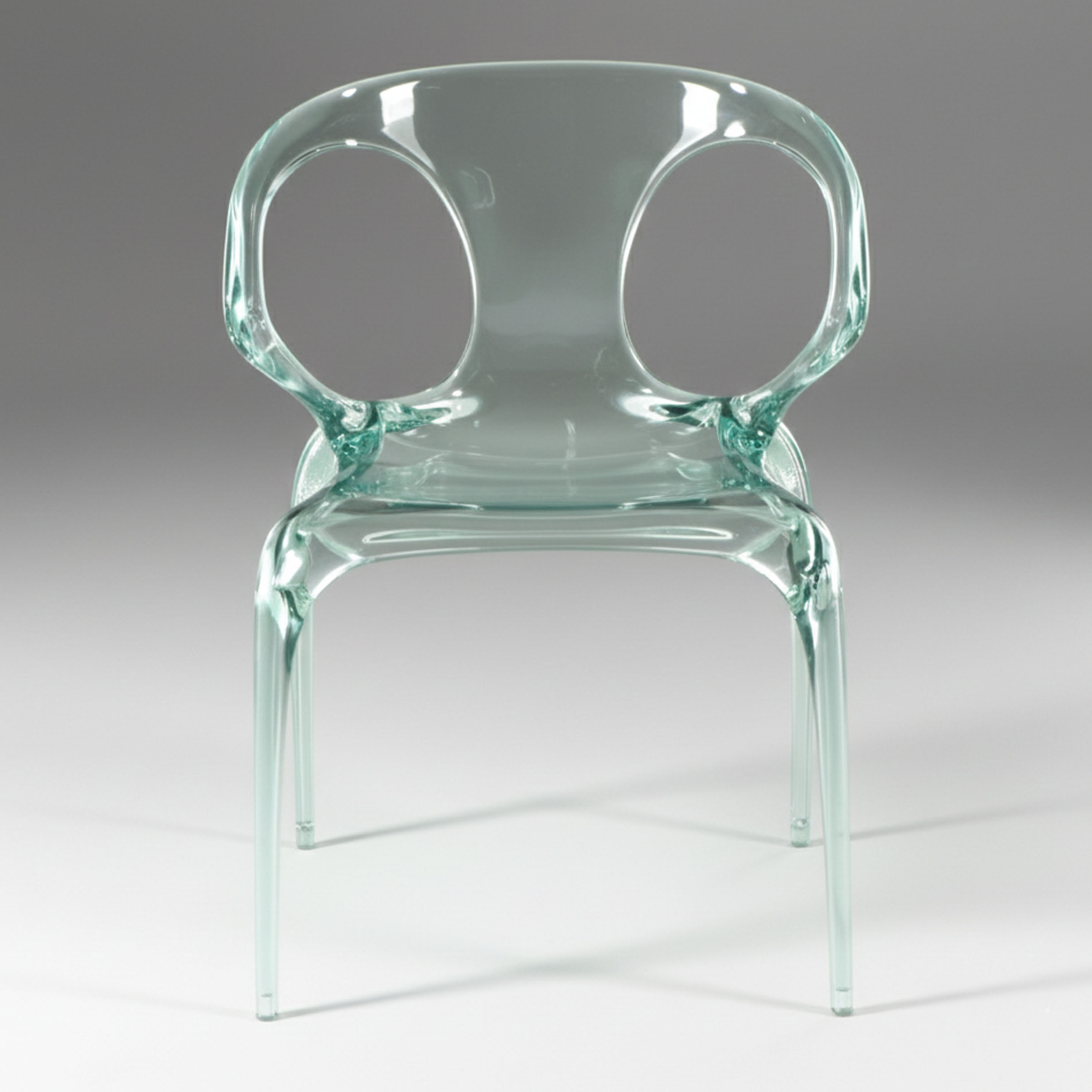 Song Wen Zhong for Roche Bobois "Ava" Modernist Style Acrylic Armchair