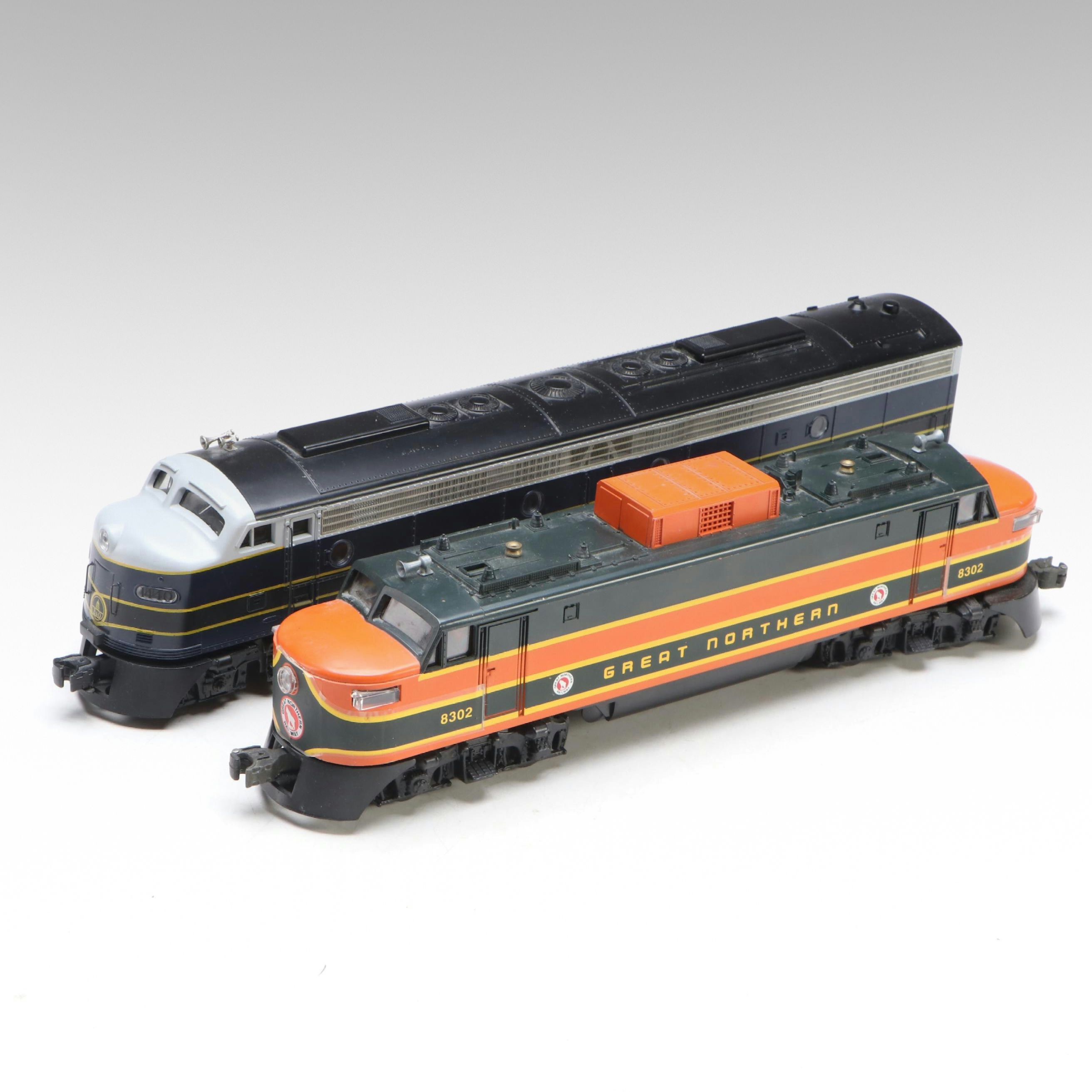 Lionel Great Northern and Weaver Baltimore & Ohio O Scale Locomotives