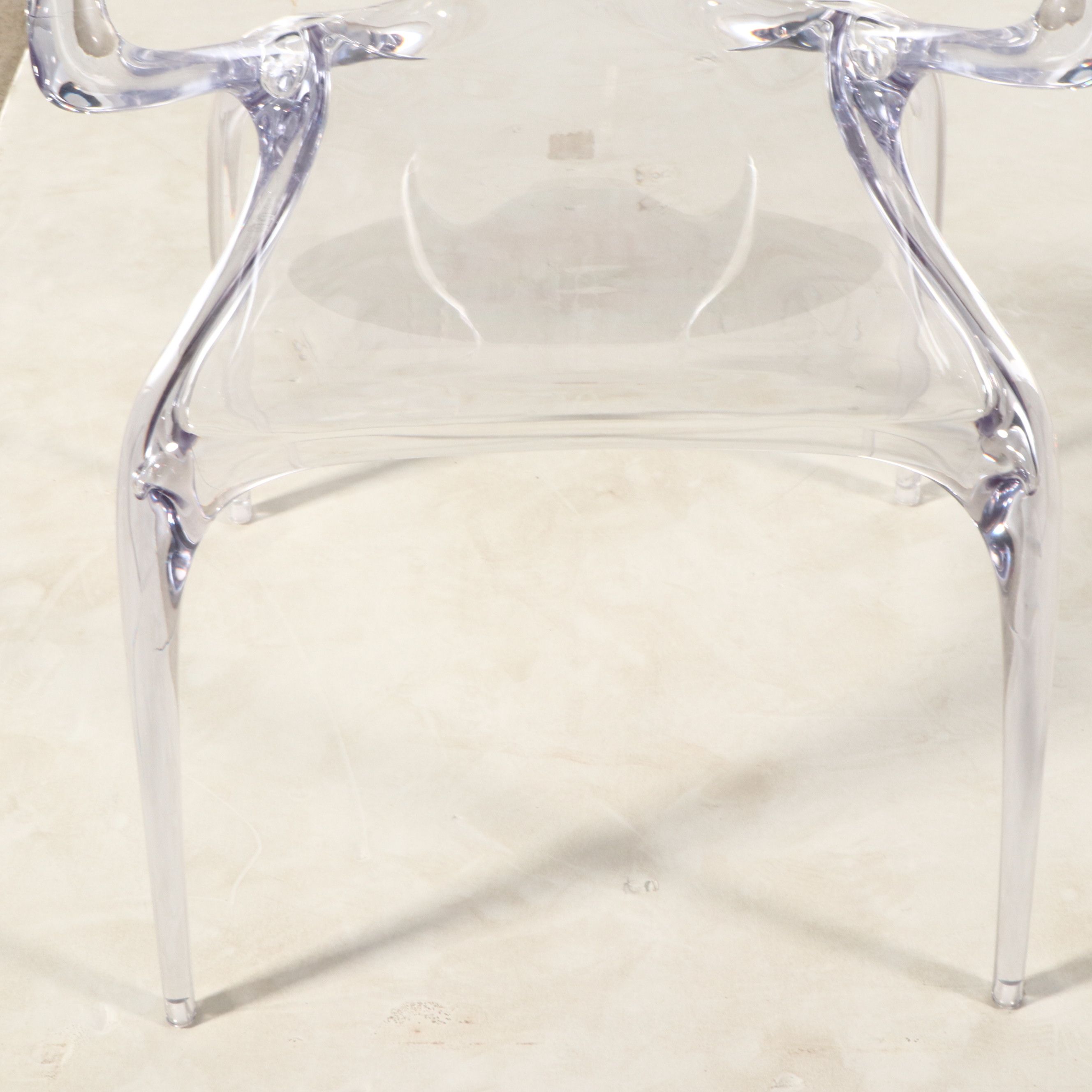 Song Wen Zhong for Roche Bobois "Ava" Modernist Style Acrylic Armchair