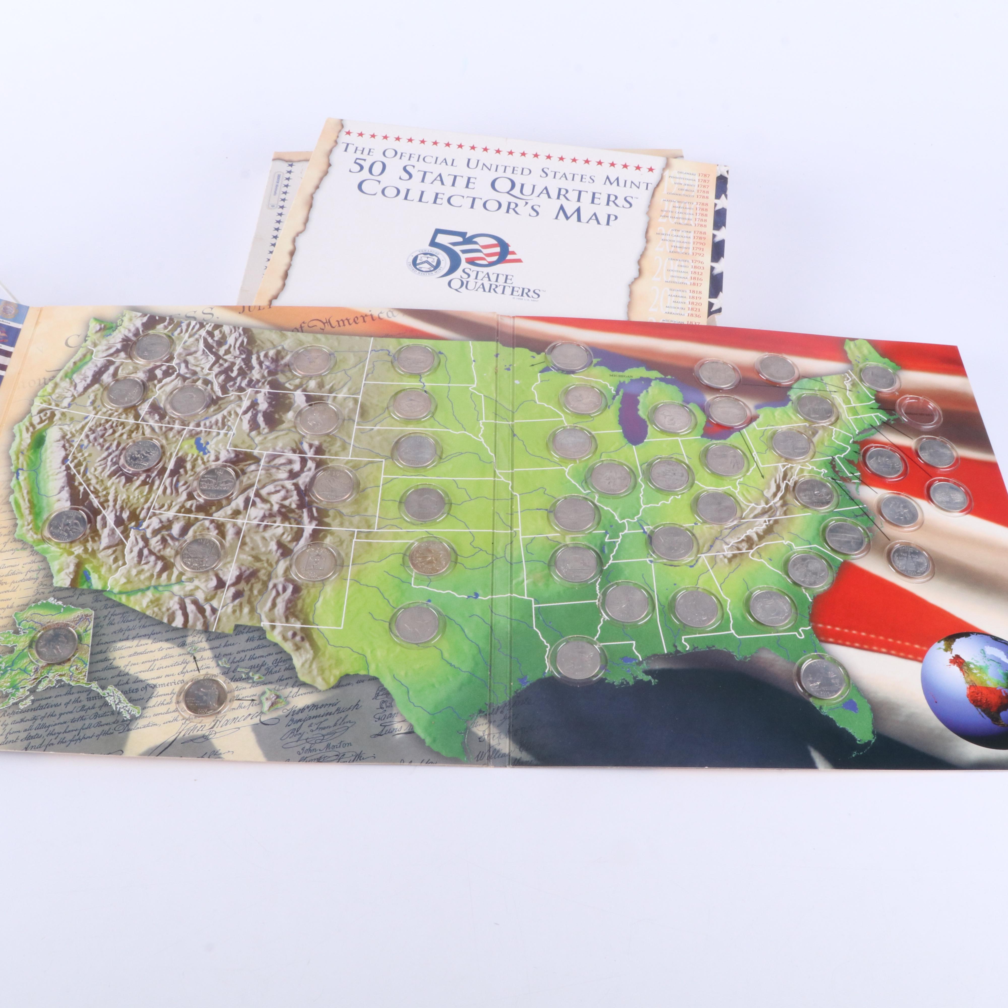 Three Complete Sets of U.S. Statehood Quarters and More