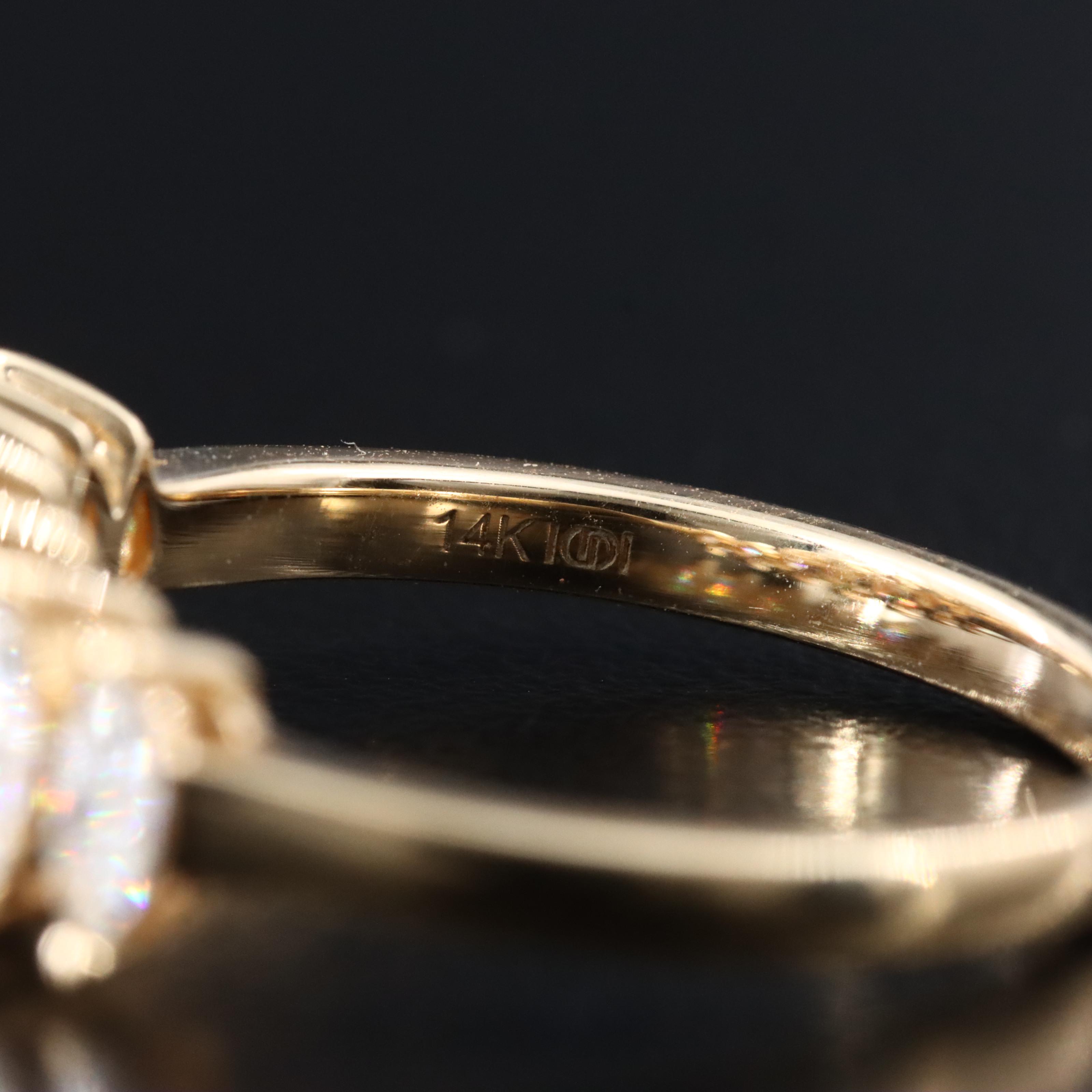 14K 1.00 CTW Lab Grown Diamond Ring