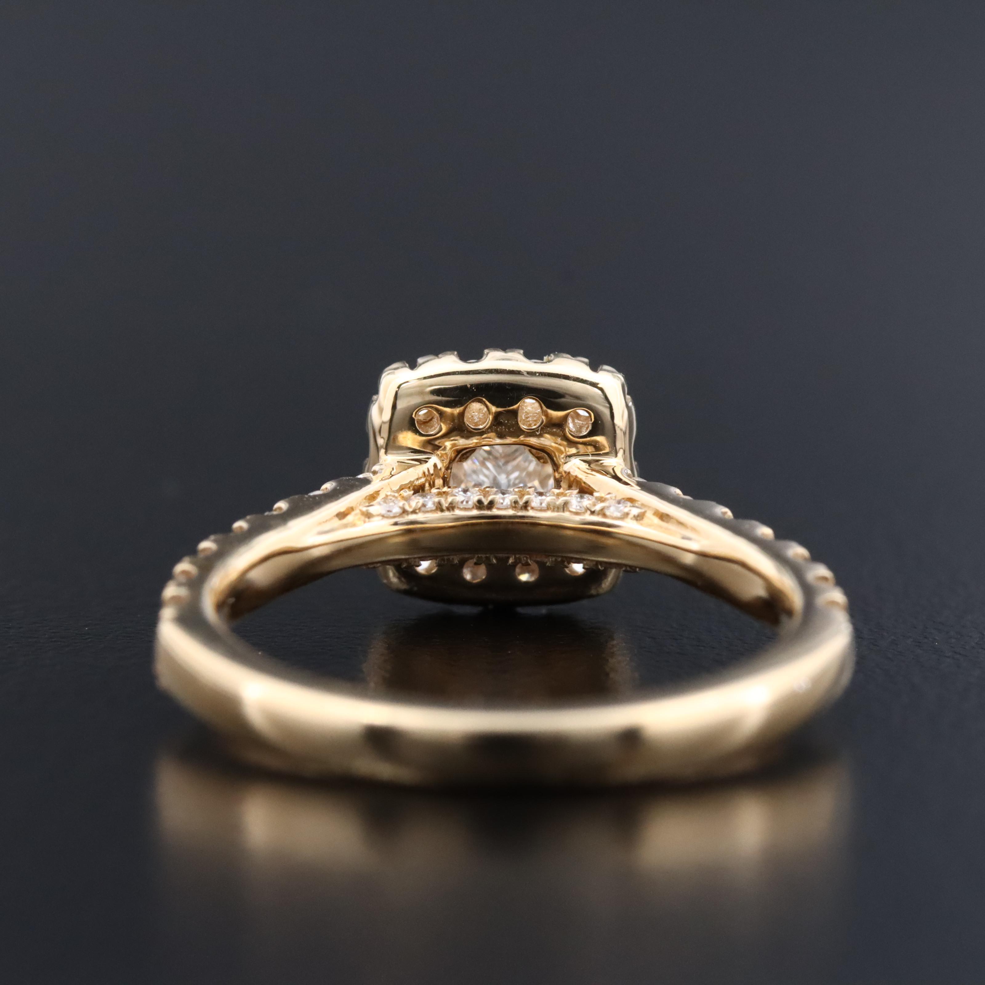 14K 1.10 CTW Lab Grown Diamond Ring with Online IGI Report