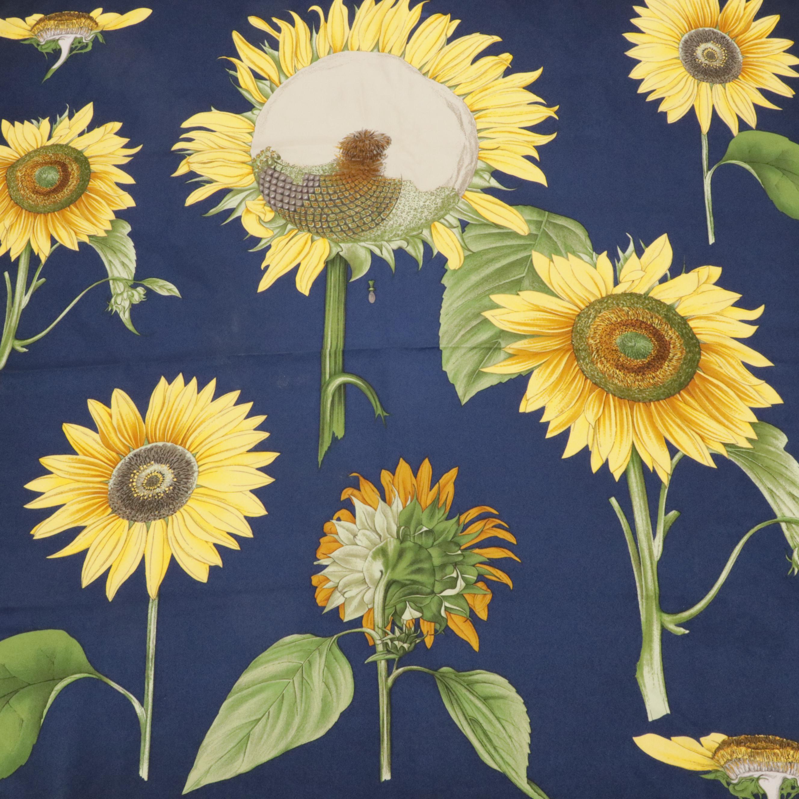 Tiffany & Co. Sunflower Scarf 90 in Silk Twill