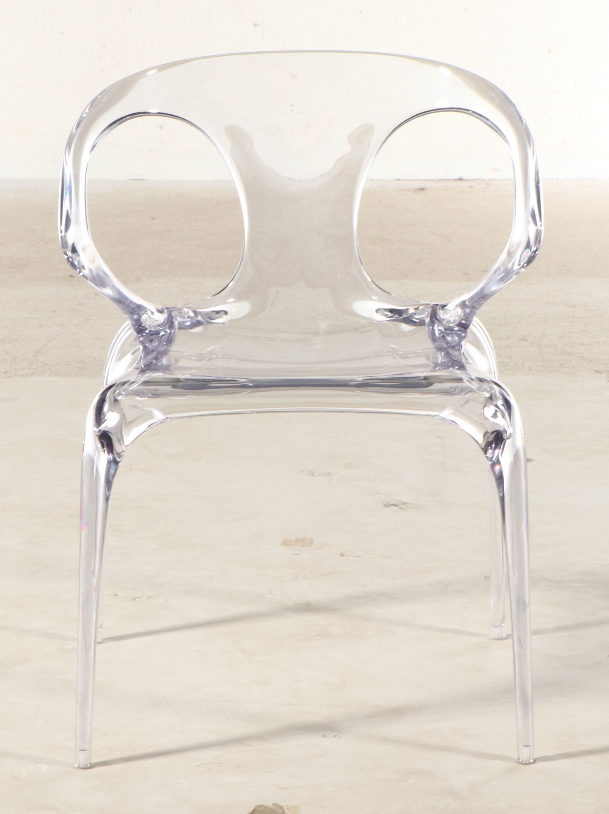 Song Wen Zhong for Roche Bobois "Ava" Modernist Style Acrylic Armchair