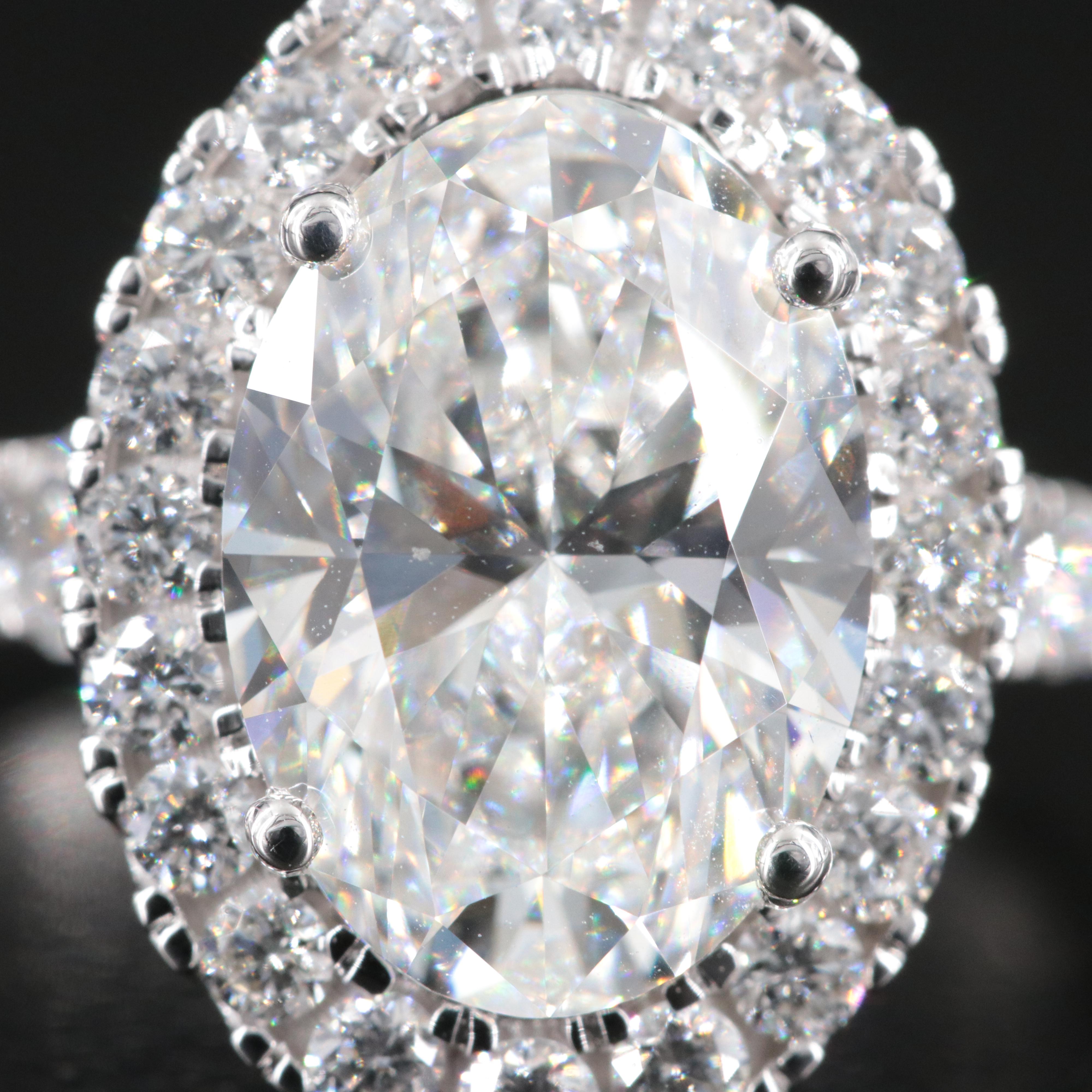 14K 4.85 CTW Lab Grown Diamond Ring