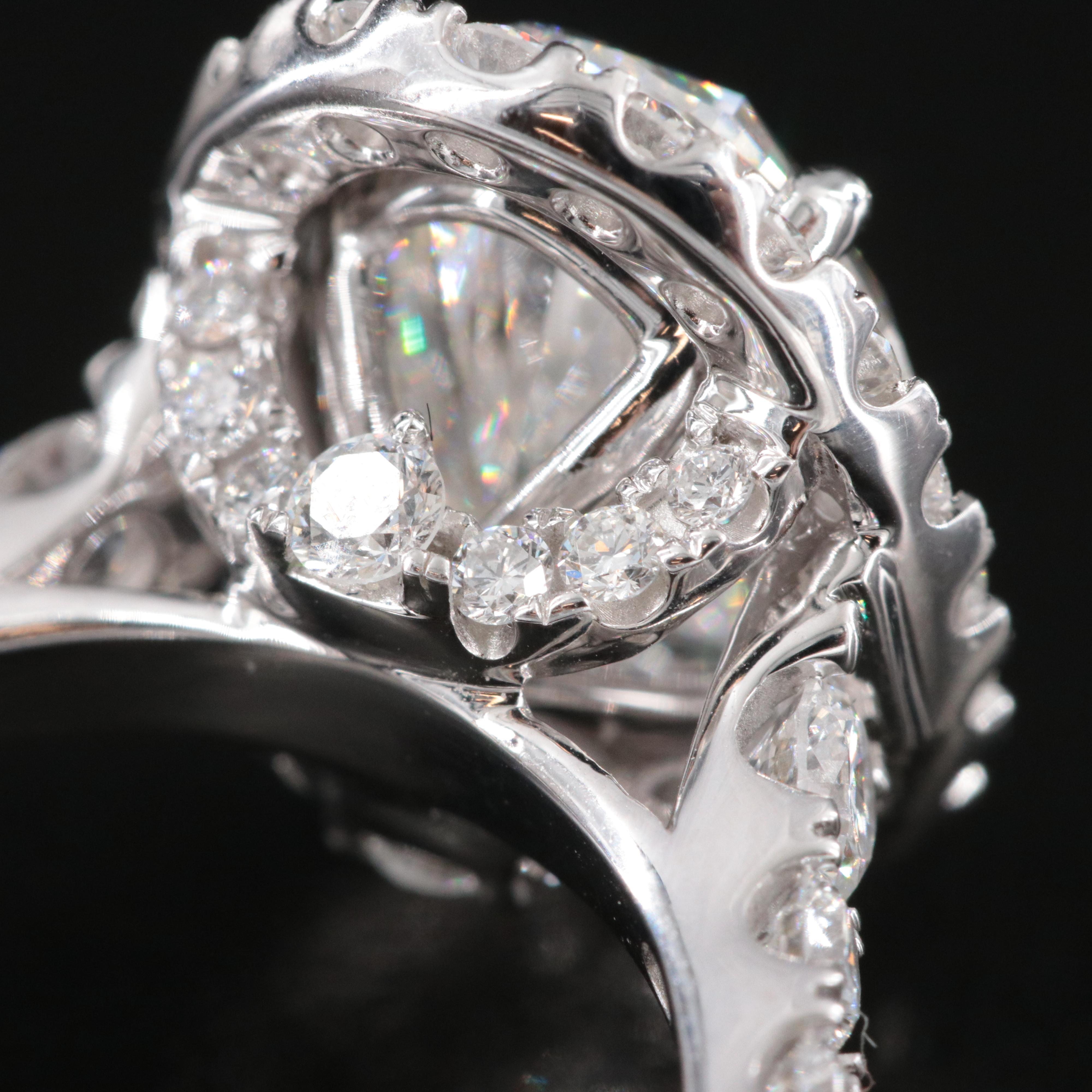 14K 4.85 CTW Lab Grown Diamond Ring