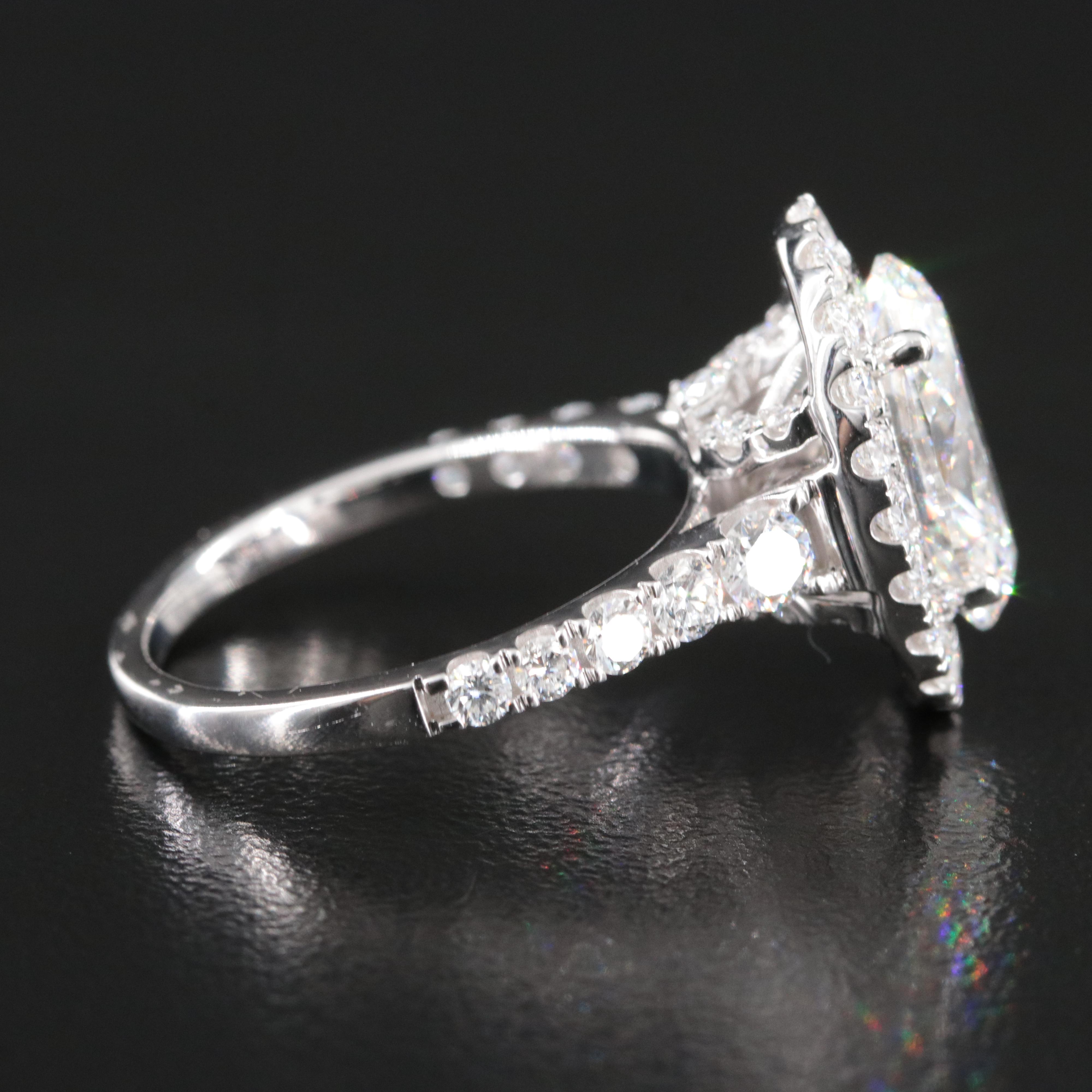 14K 4.85 CTW Lab Grown Diamond Ring