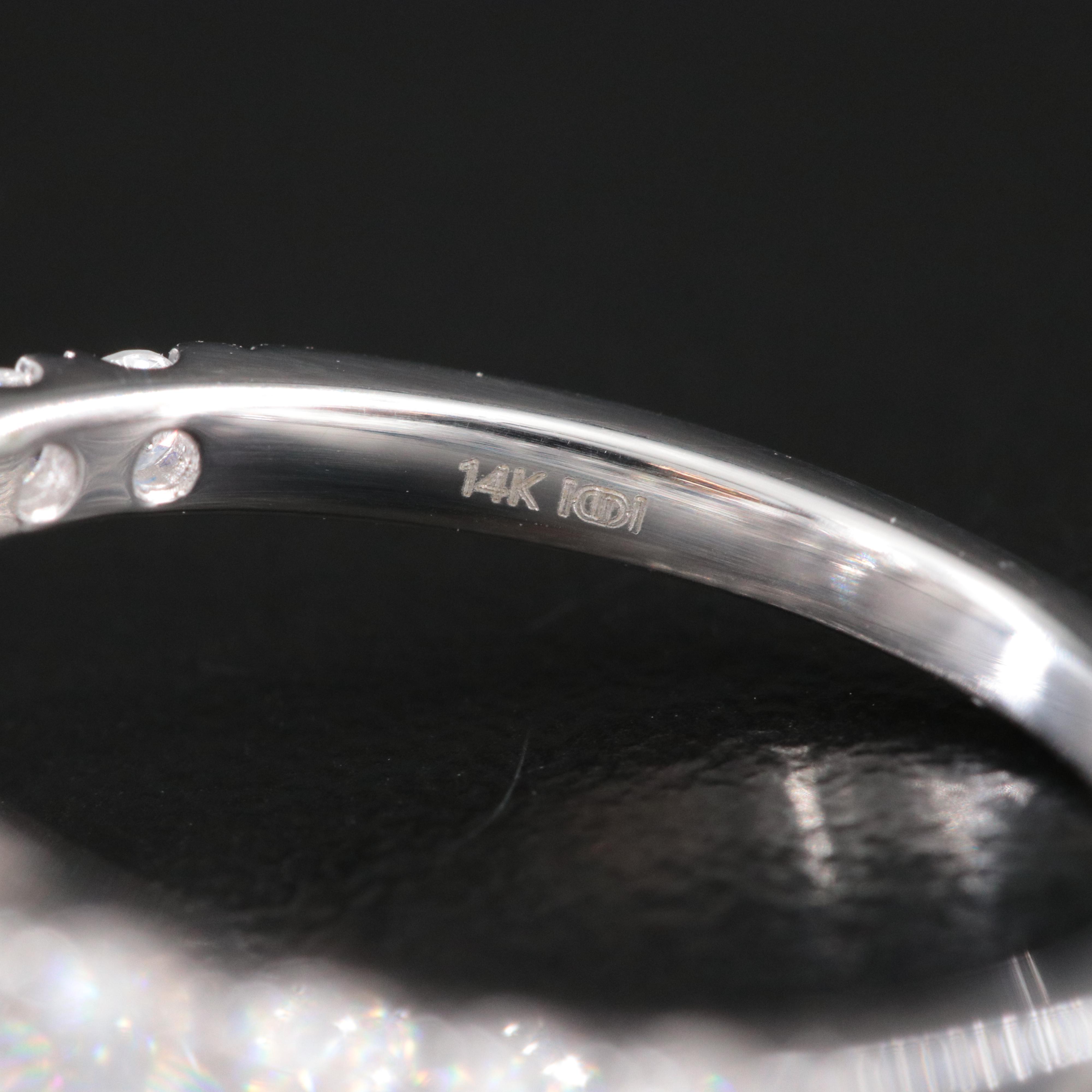 14K 4.85 CTW Lab Grown Diamond Ring