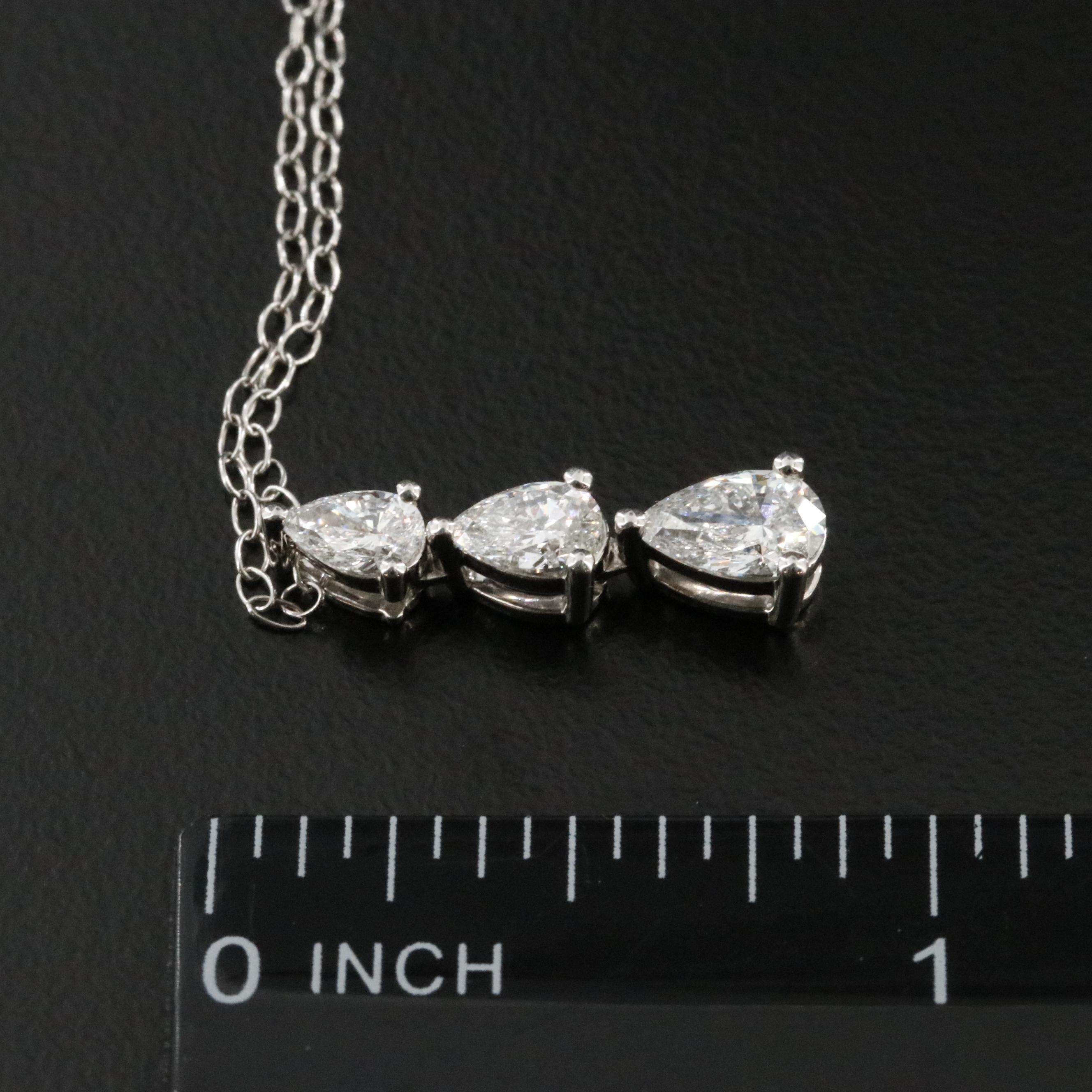 14K 1.22 CTW Lab Grown Diamond Pendant Necklace