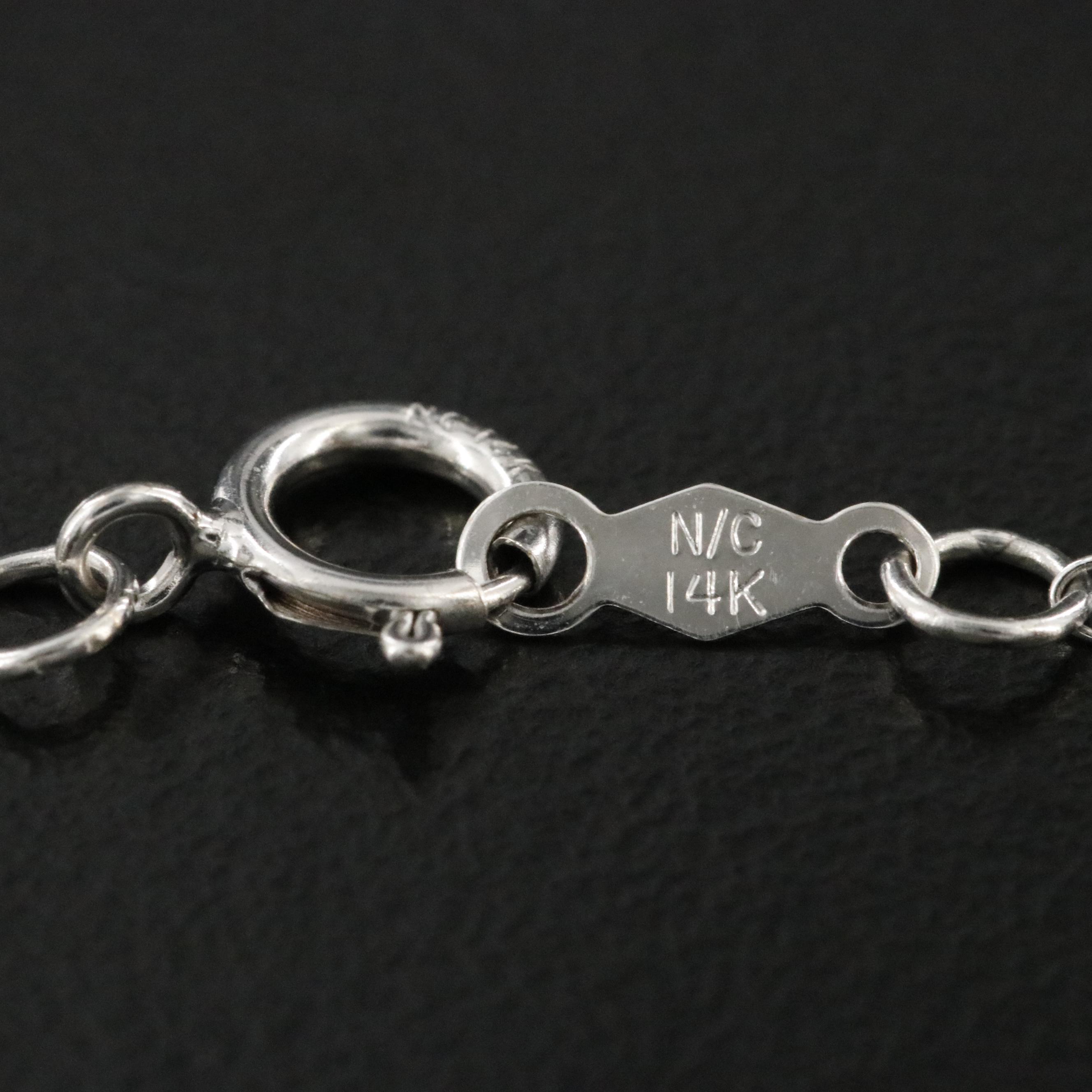 14K 1.22 CTW Lab Grown Diamond Pendant Necklace