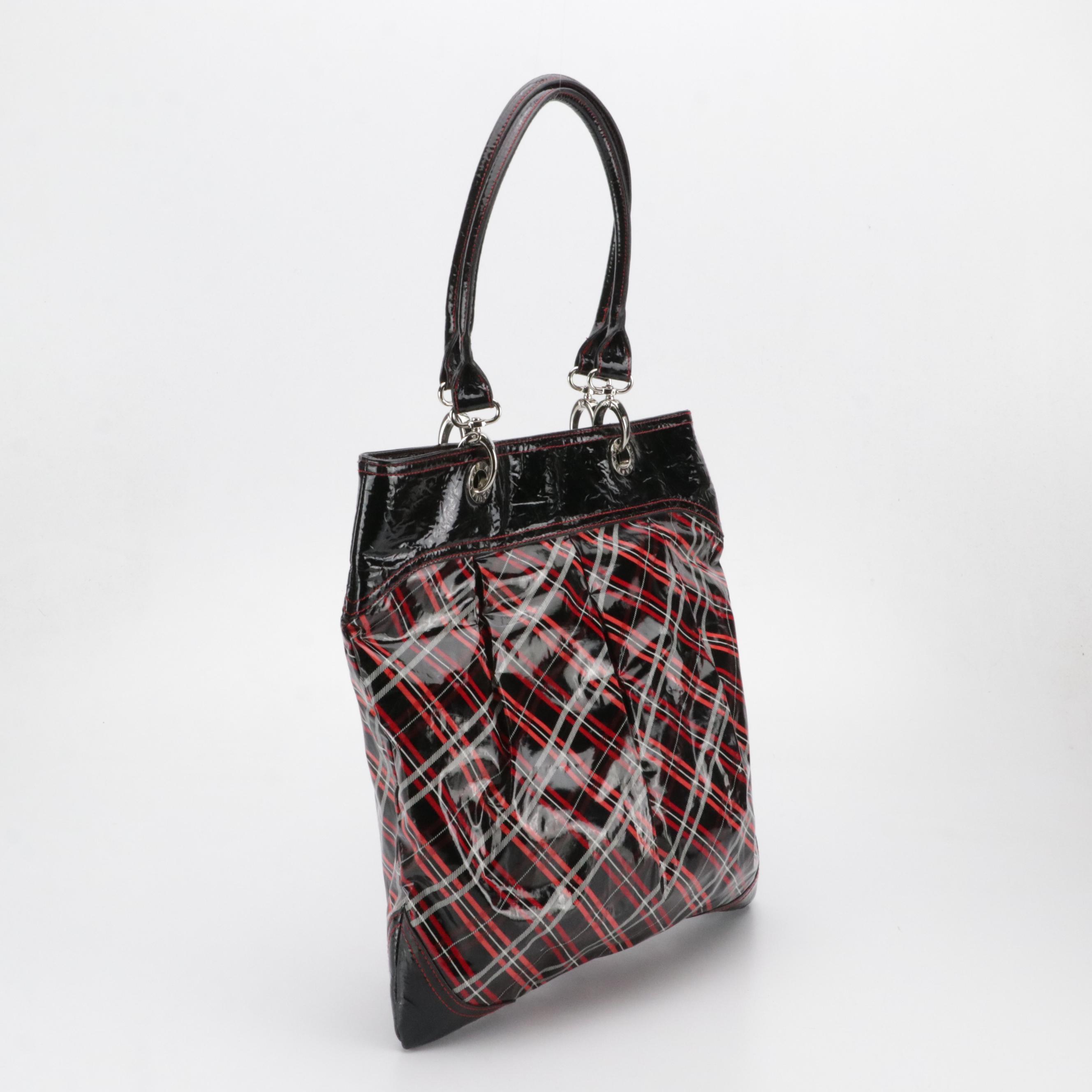 Vera Bradley Frill Collection Shoulder Tote, Two-Way Duffel, and Pencil Case