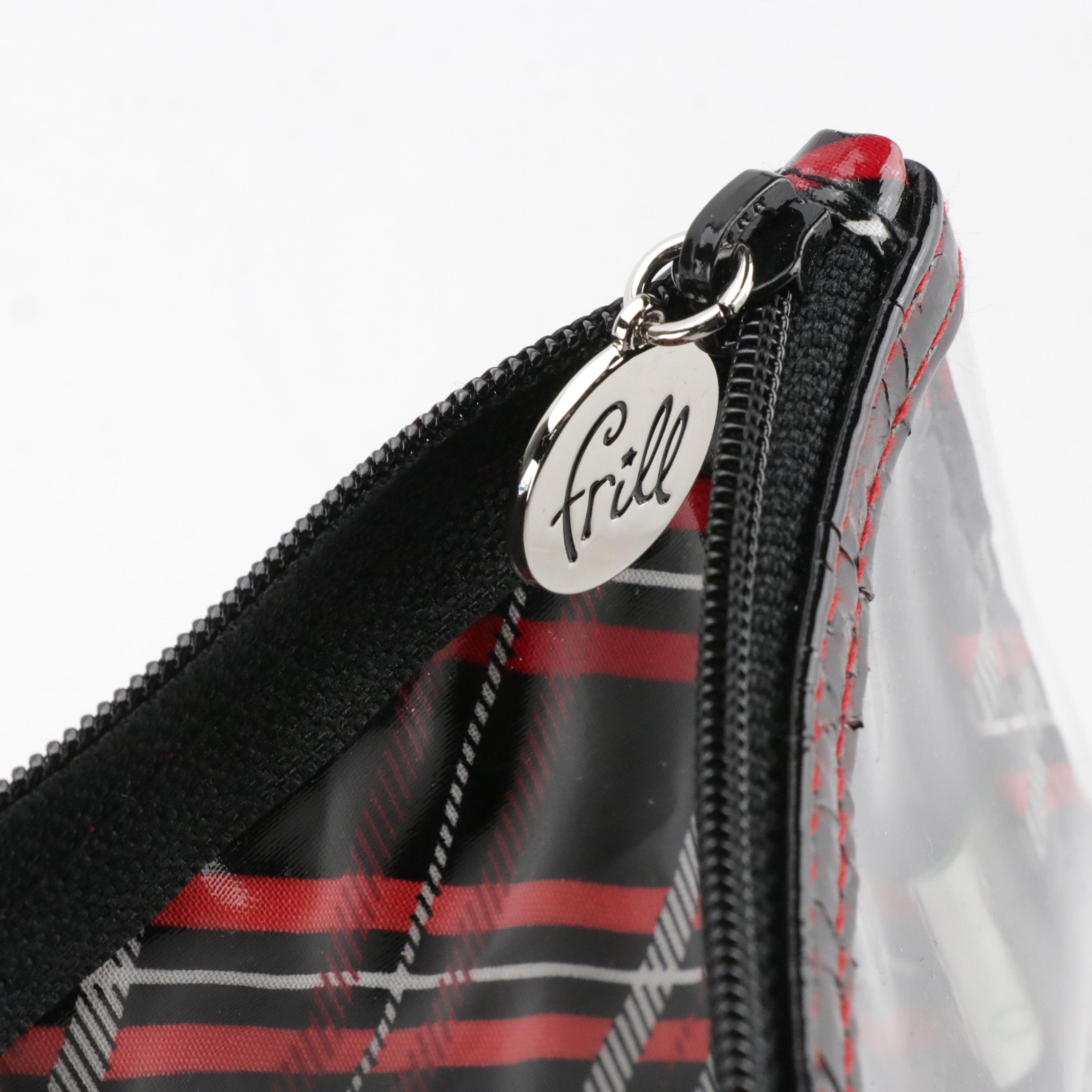 Vera Bradley Frill Collection Shoulder Tote, Two-Way Duffel, and Pencil Case