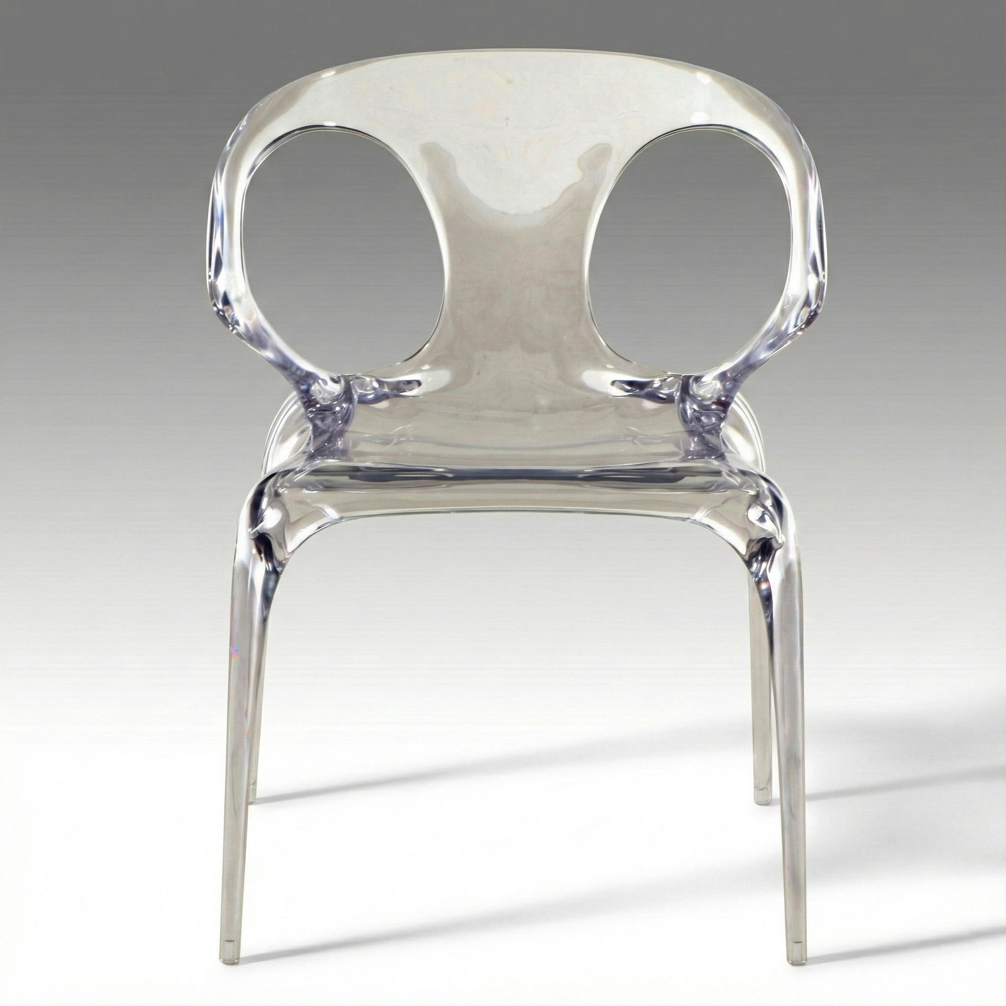 Song Wen Zhong for Roche Bobois "Ava" Modernist Style Acrylic Armchair