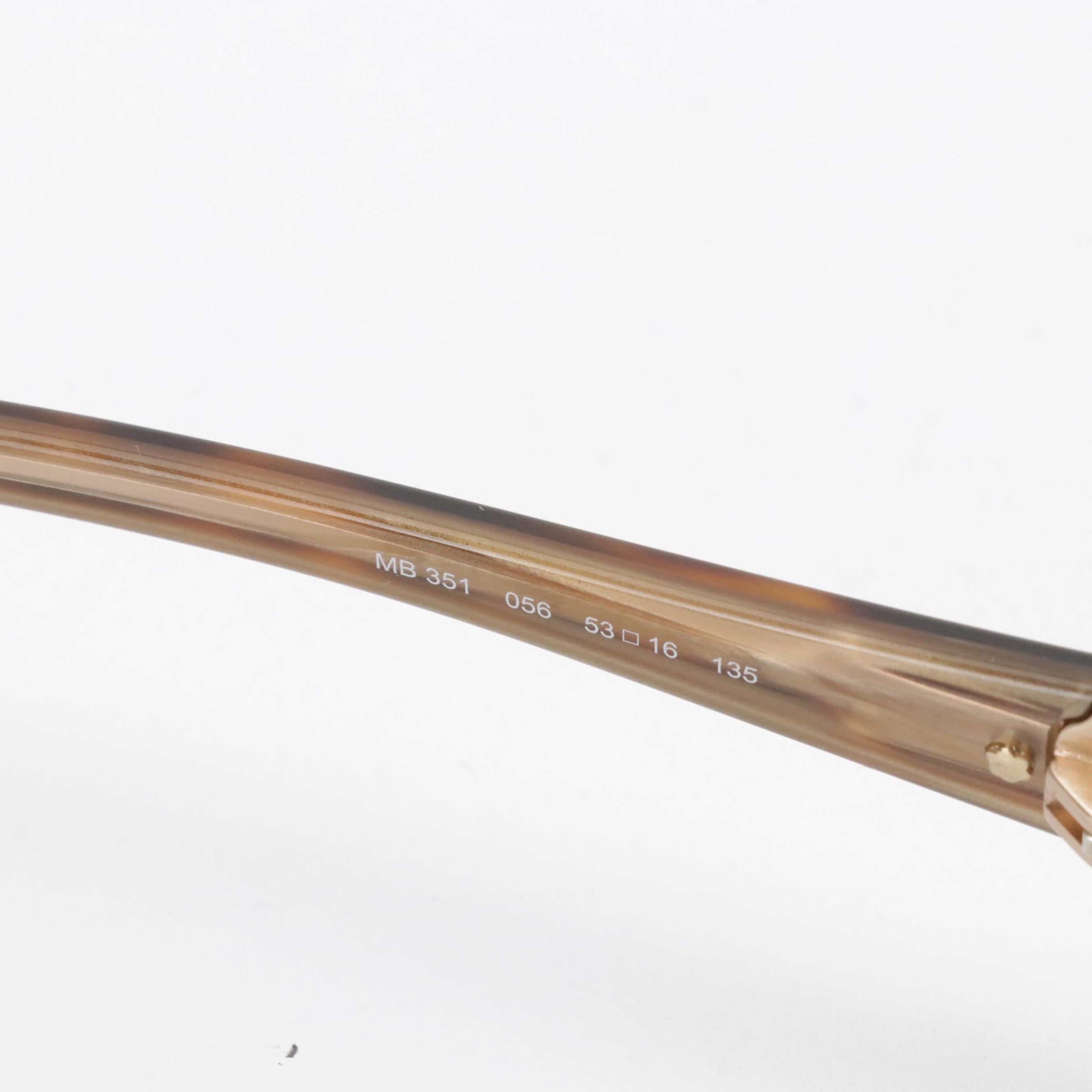 Marc Jacobs MJ076 and Montblanc MB351 056 Eyeglasses