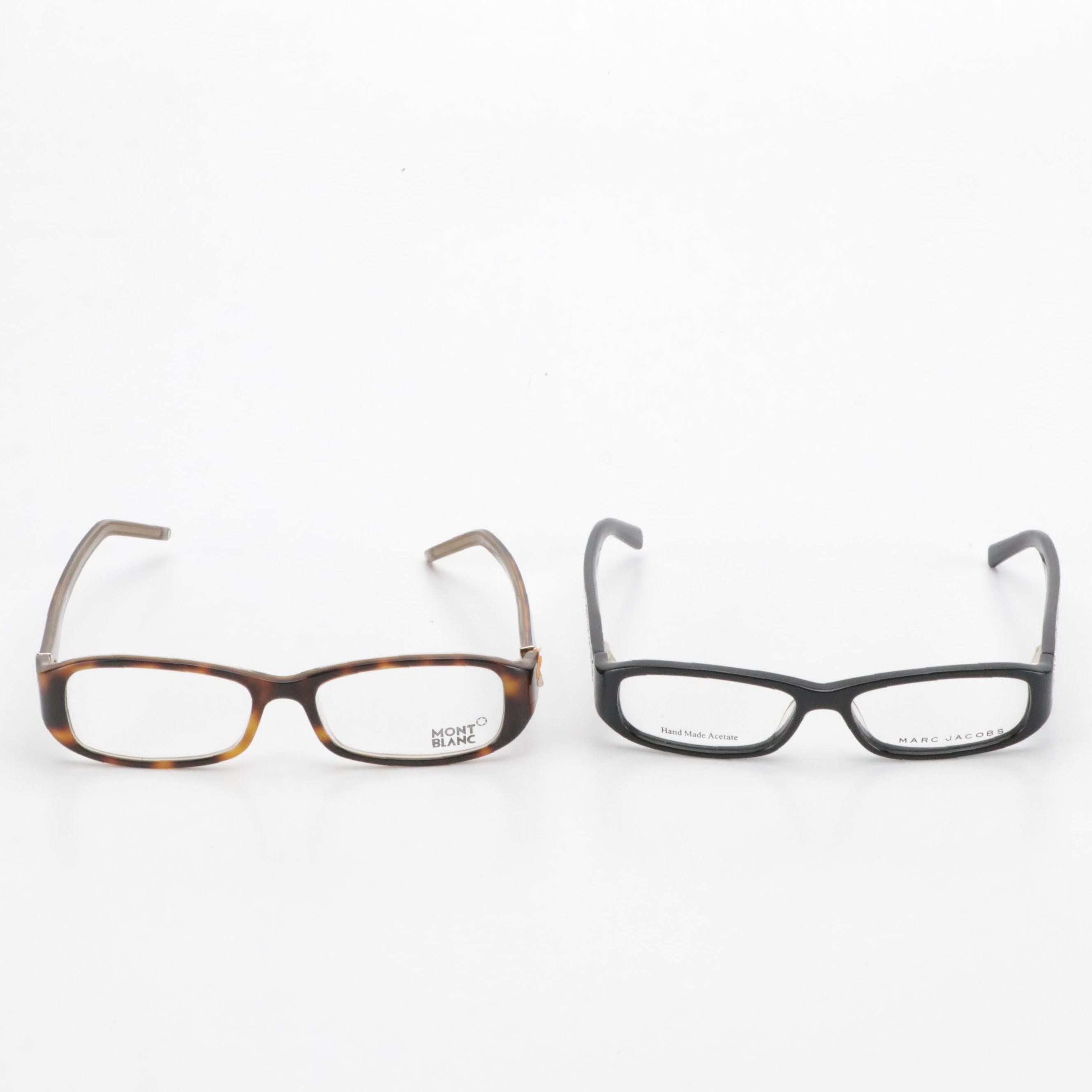 Marc Jacobs MJ076 and Montblanc MB351 056 Eyeglasses