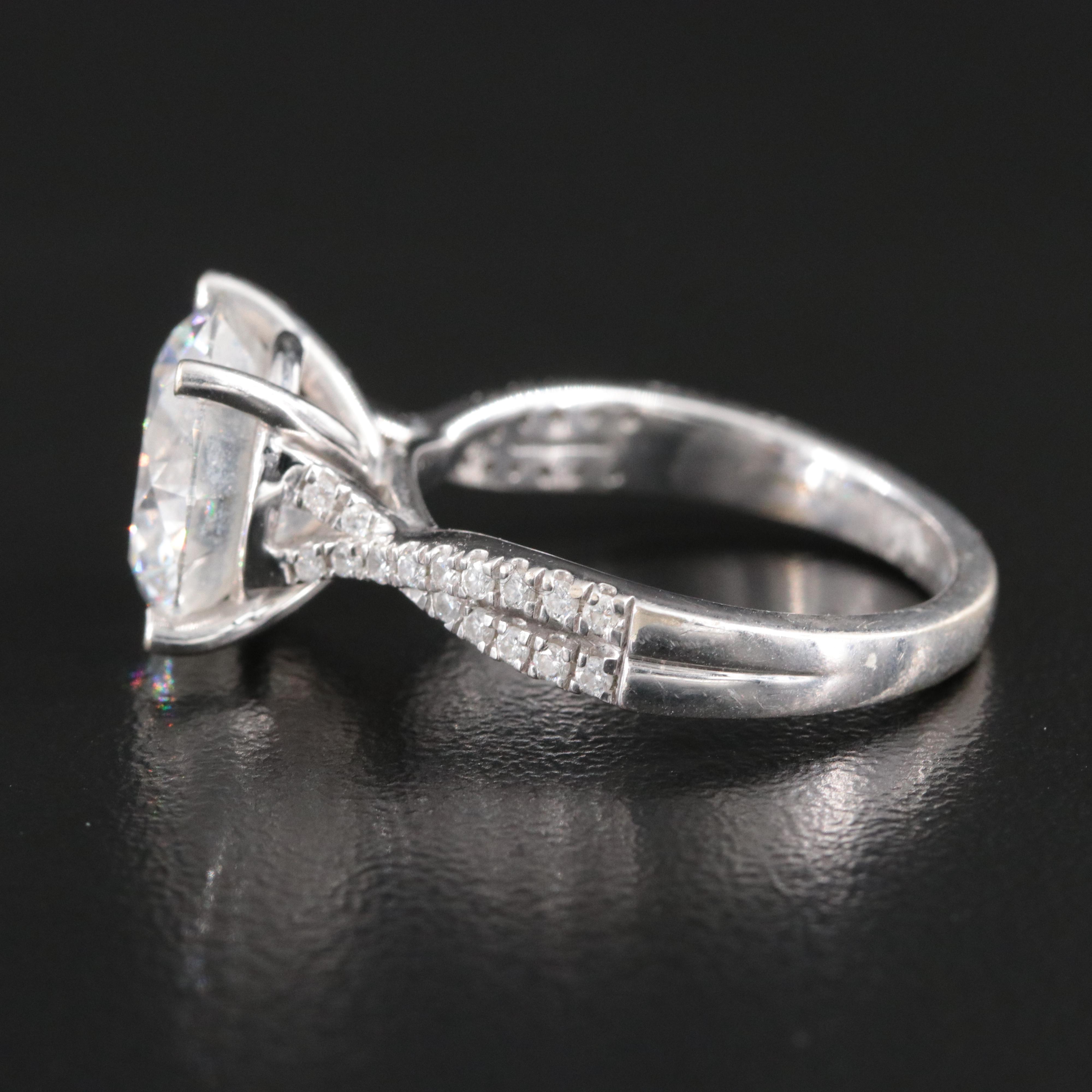 14K 5.03 CTW Lab Grown Diamond Ring