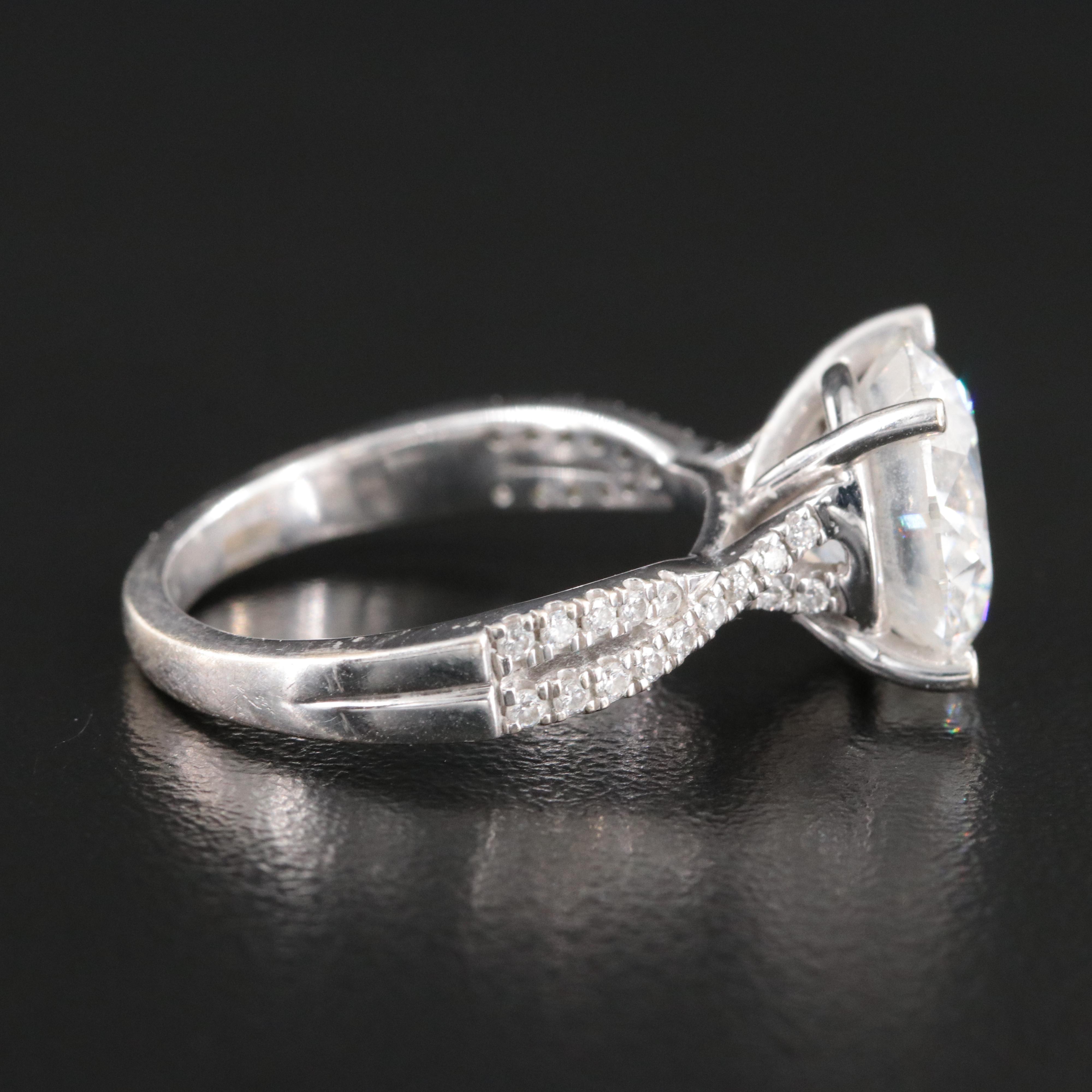 14K 5.03 CTW Lab Grown Diamond Ring