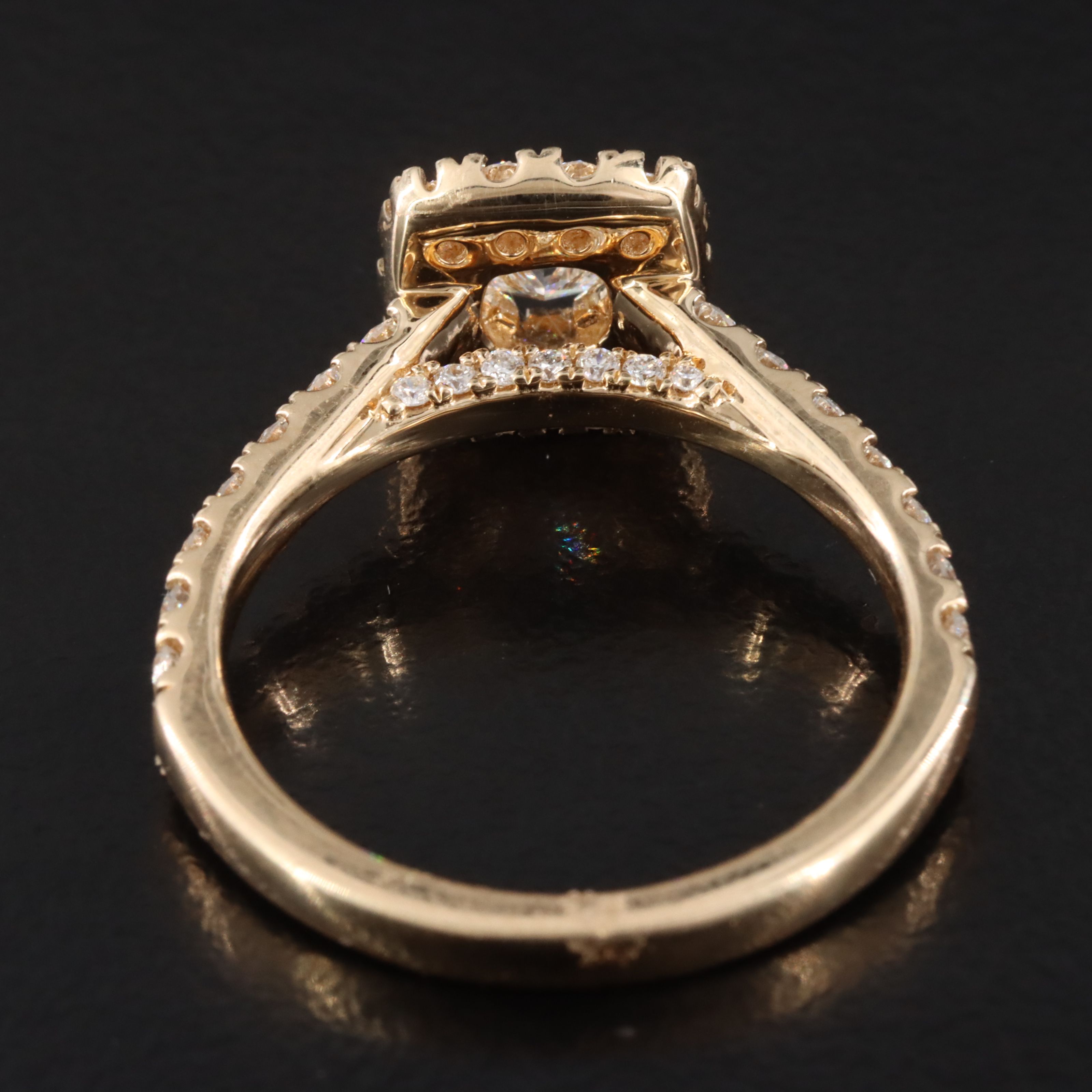 14K 1.10 CTW Lab Grown Diamond Ring with Online IGI Report