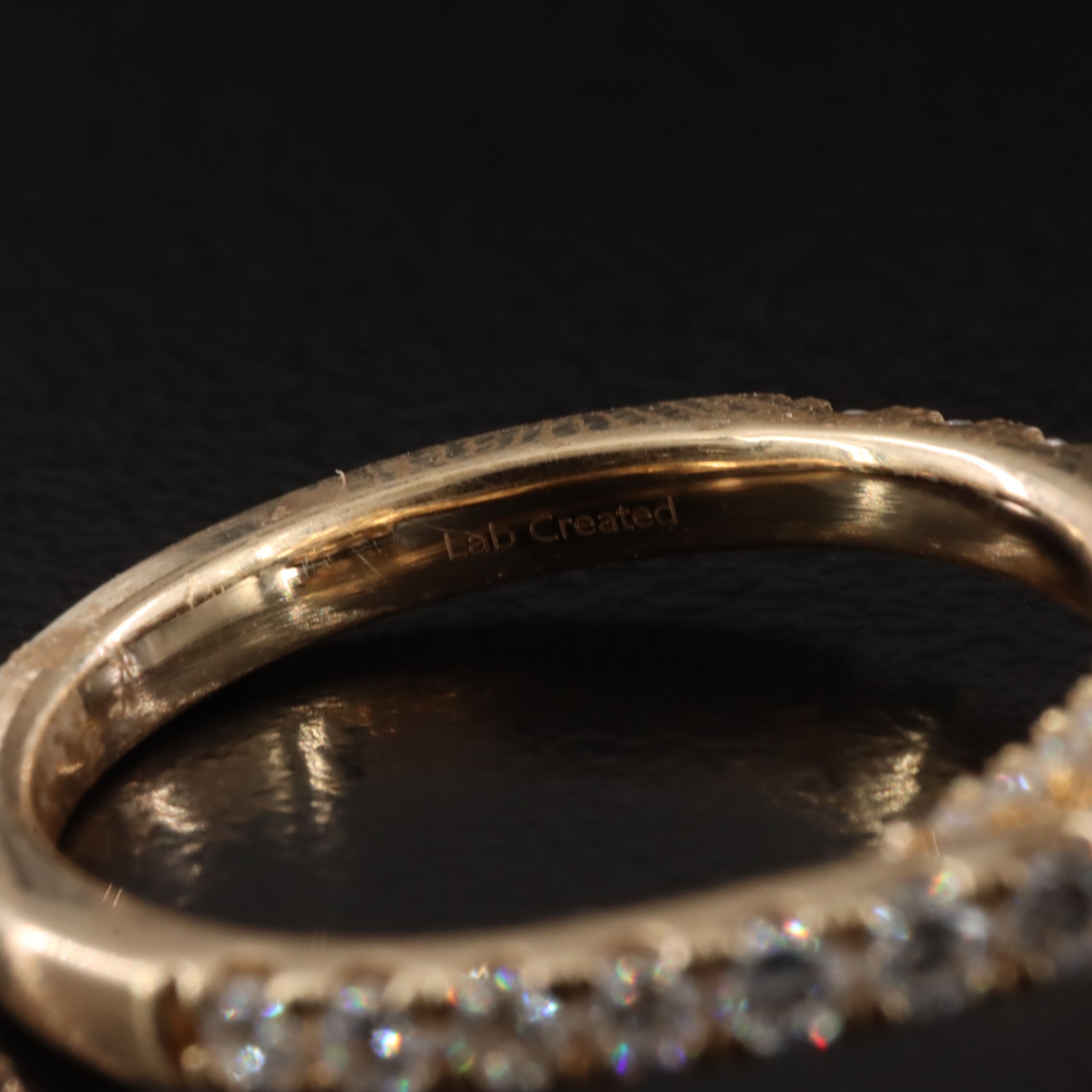 14K 1.10 CTW Lab Grown Diamond Ring with Online IGI Report