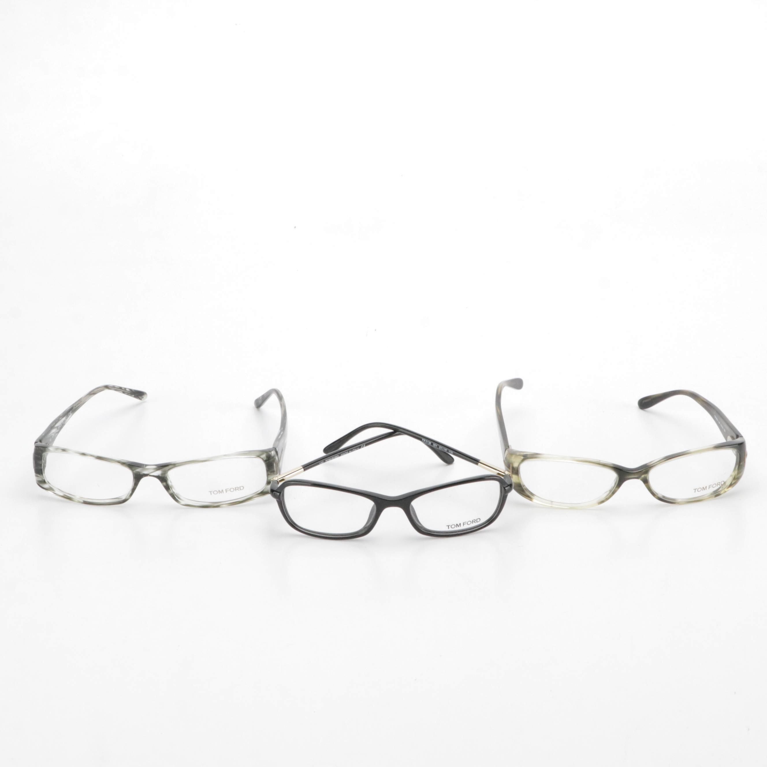 Tom Ford TF5075, TF5004, and TF5136 Eyeglasses