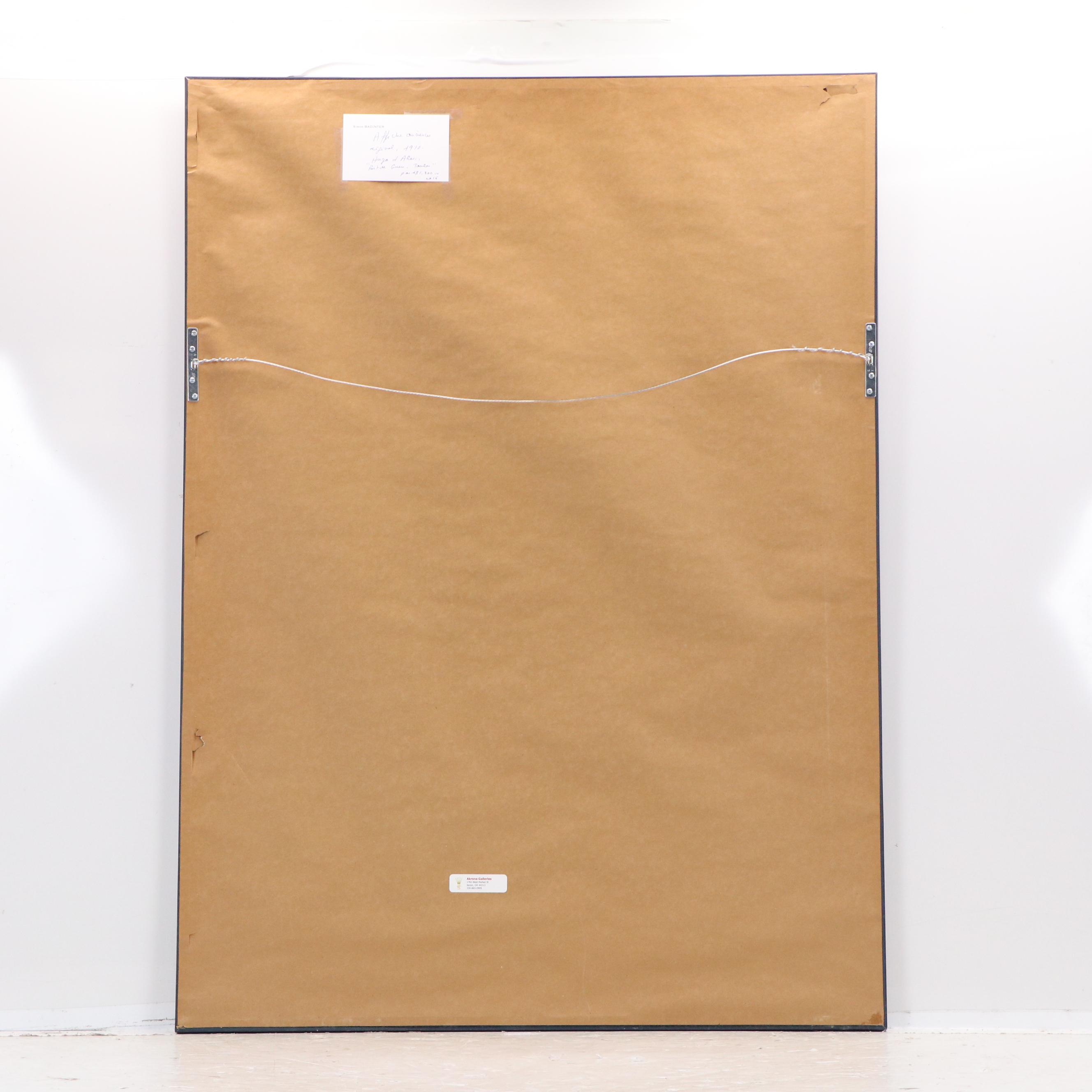 F. Hugo d'Alesi Lithograph Poster "Port de Guerre - Toulon," Early 20th Century