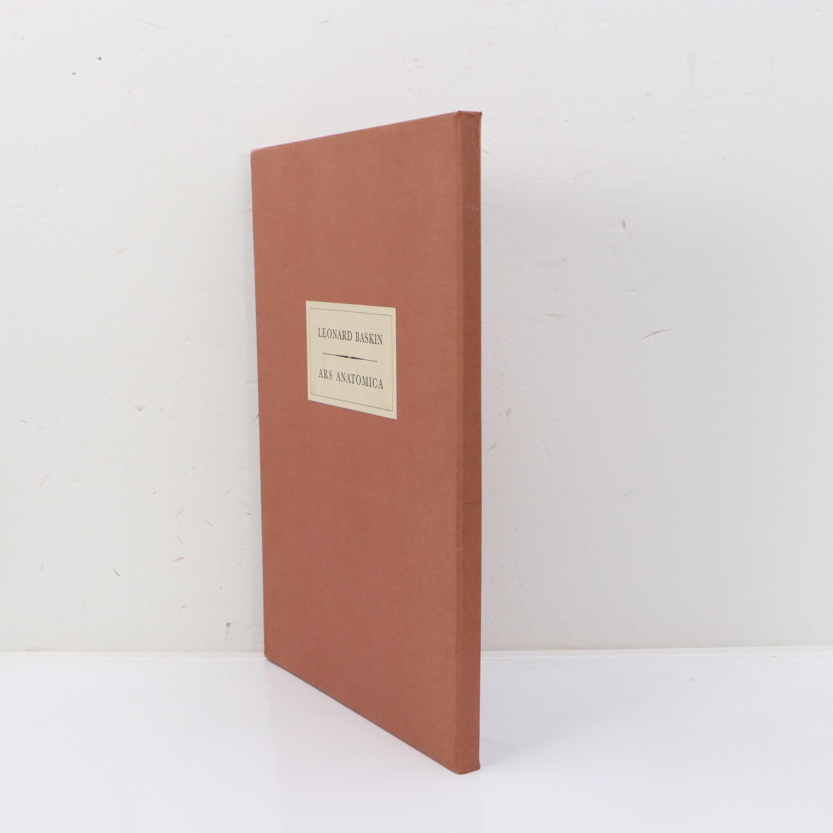 Leonard Baskin Portfolio "Ars Anatomica: A Medical Fantasia, Thirteen Drawings"