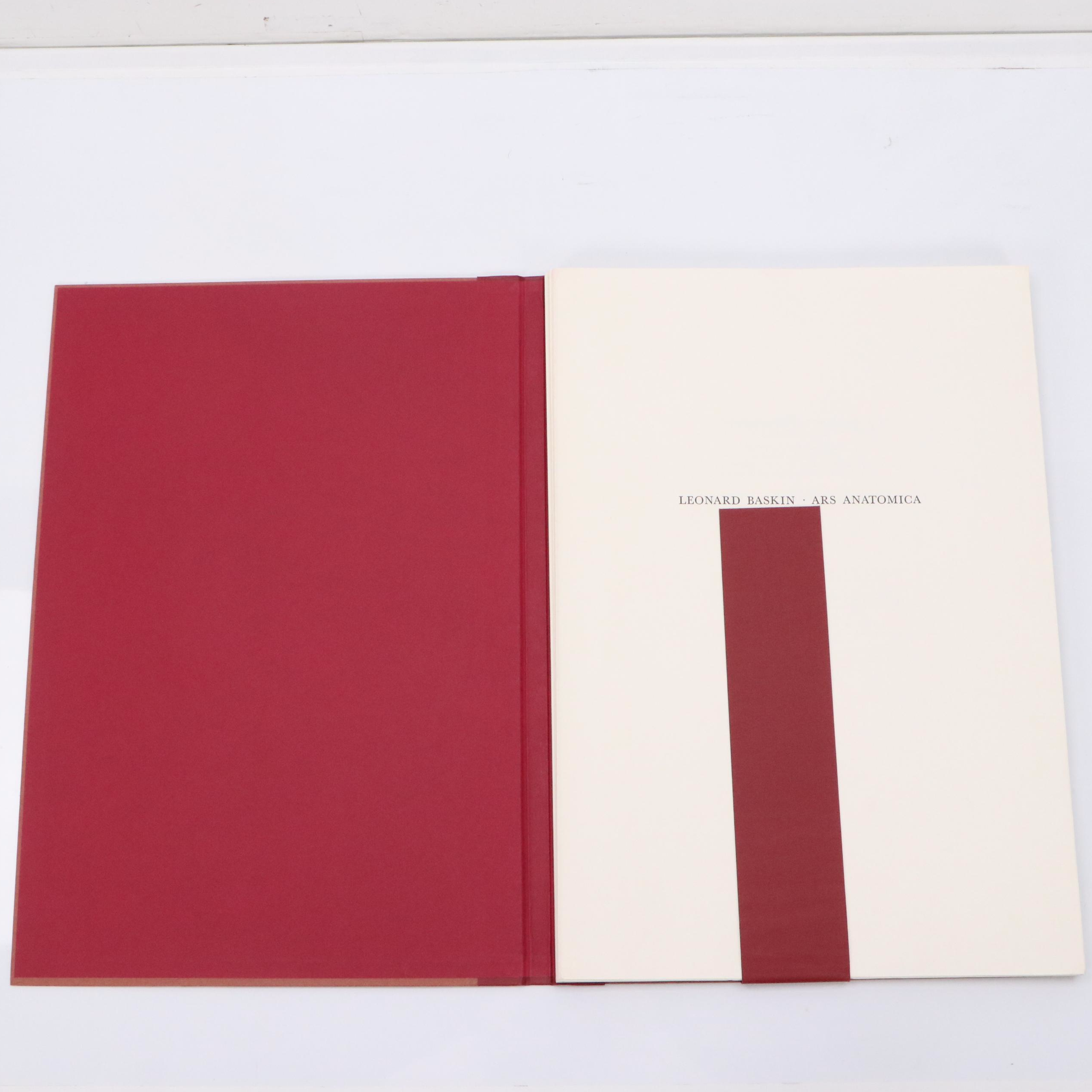 Leonard Baskin Portfolio "Ars Anatomica: A Medical Fantasia, Thirteen Drawings"