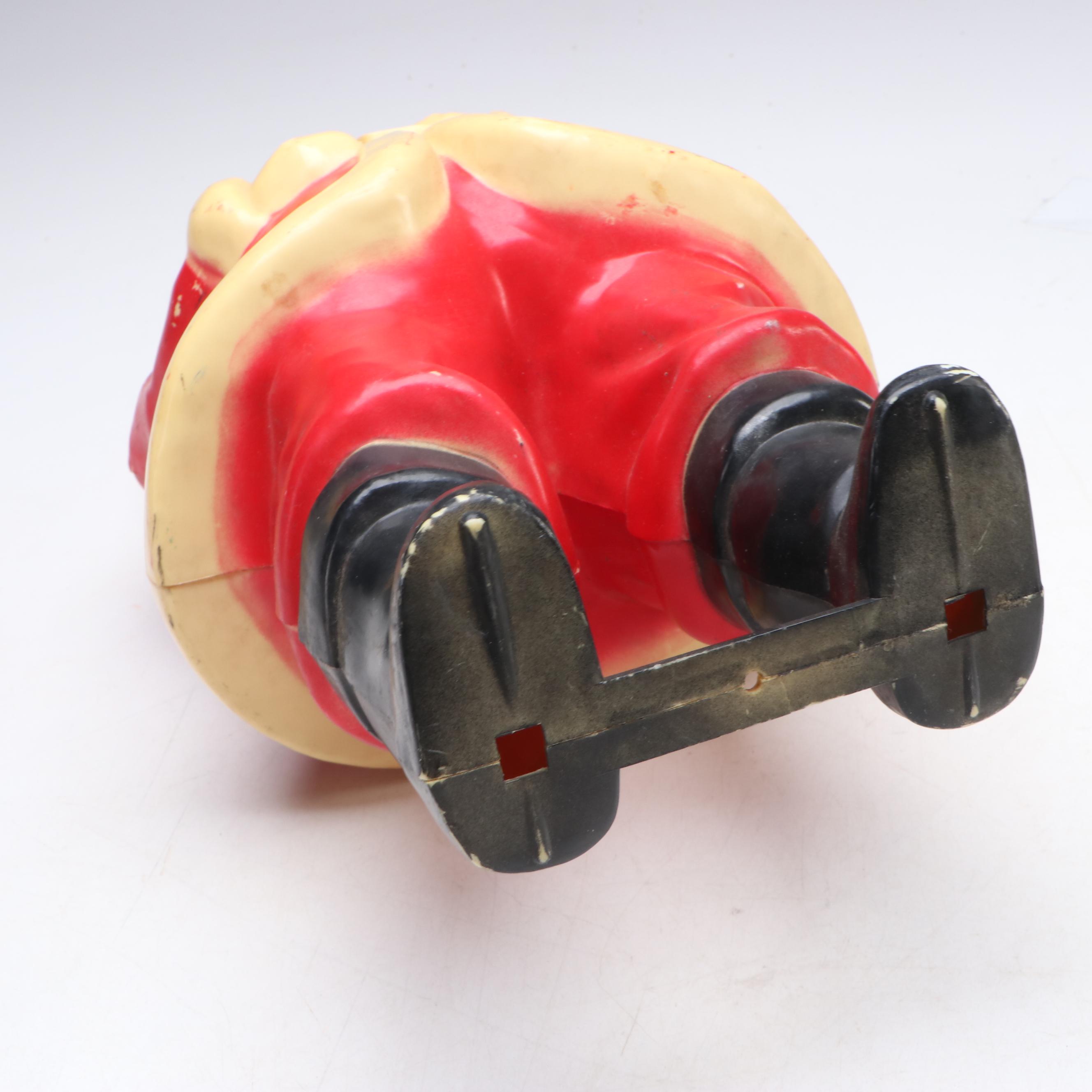 Santa Claus Plastic Blow Mold Figures, Mid to Late 20th Century