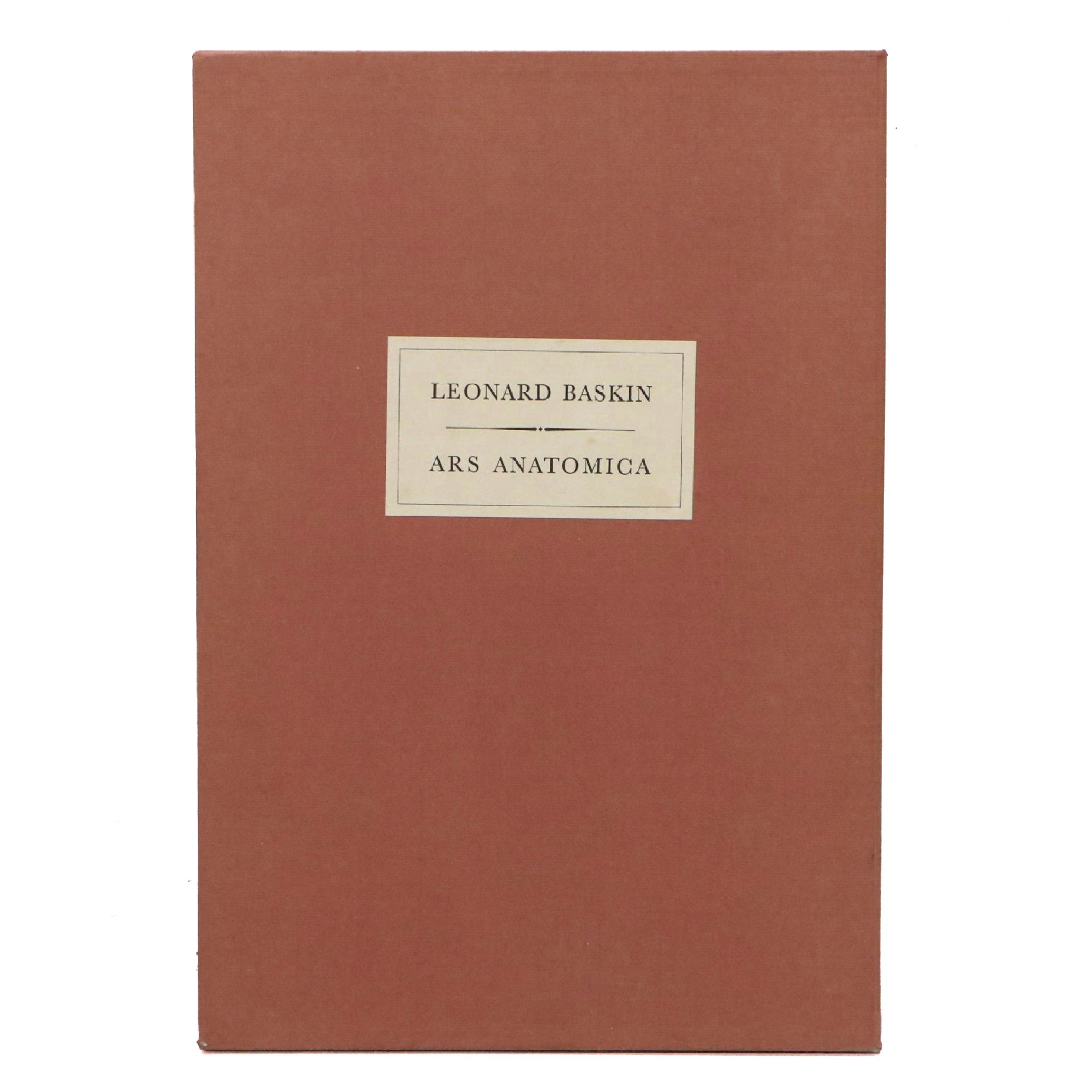 Leonard Baskin Portfolio "Ars Anatomica: A Medical Fantasia, Thirteen Drawings"