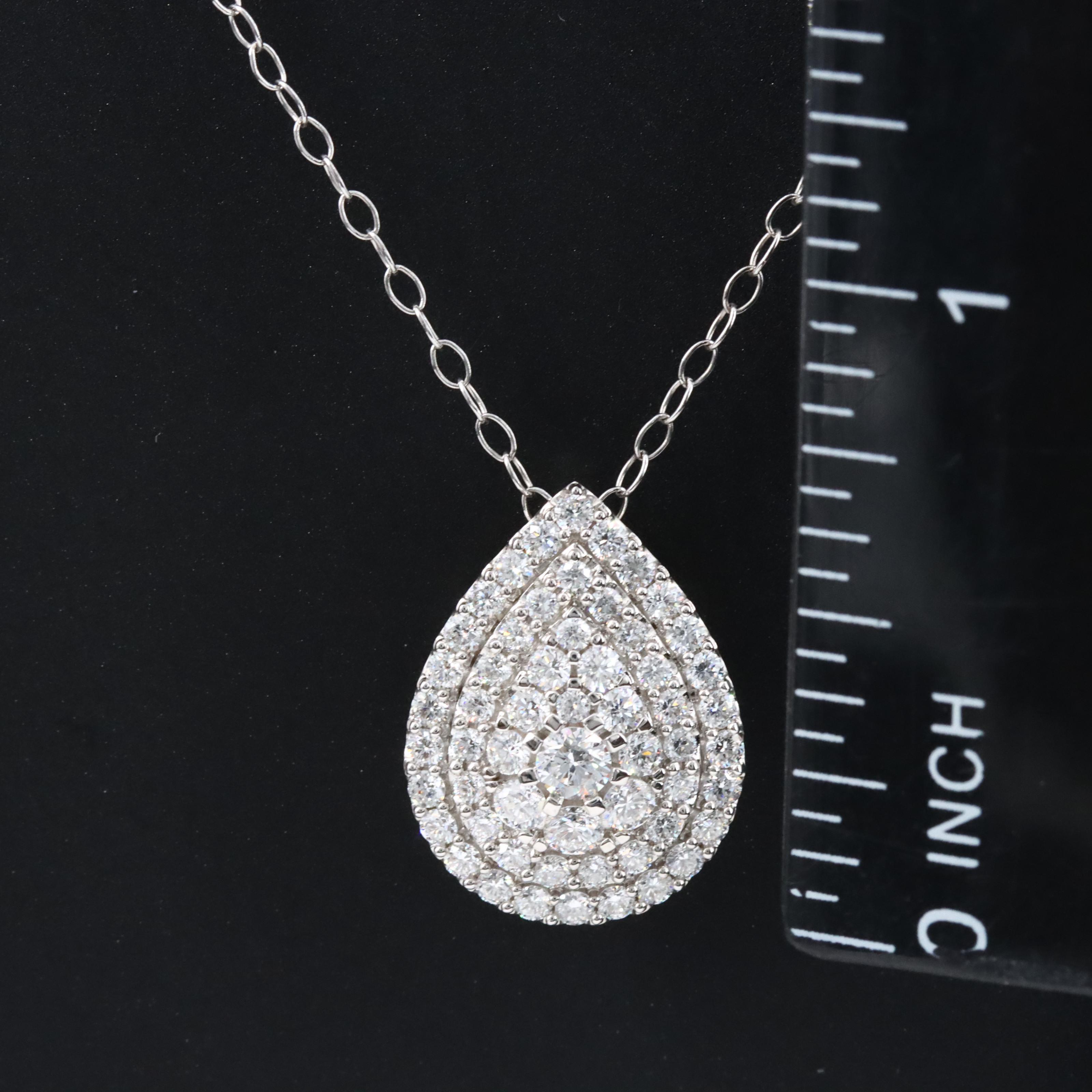 14K 1.01 CTW Lab Grown Diamond Necklace