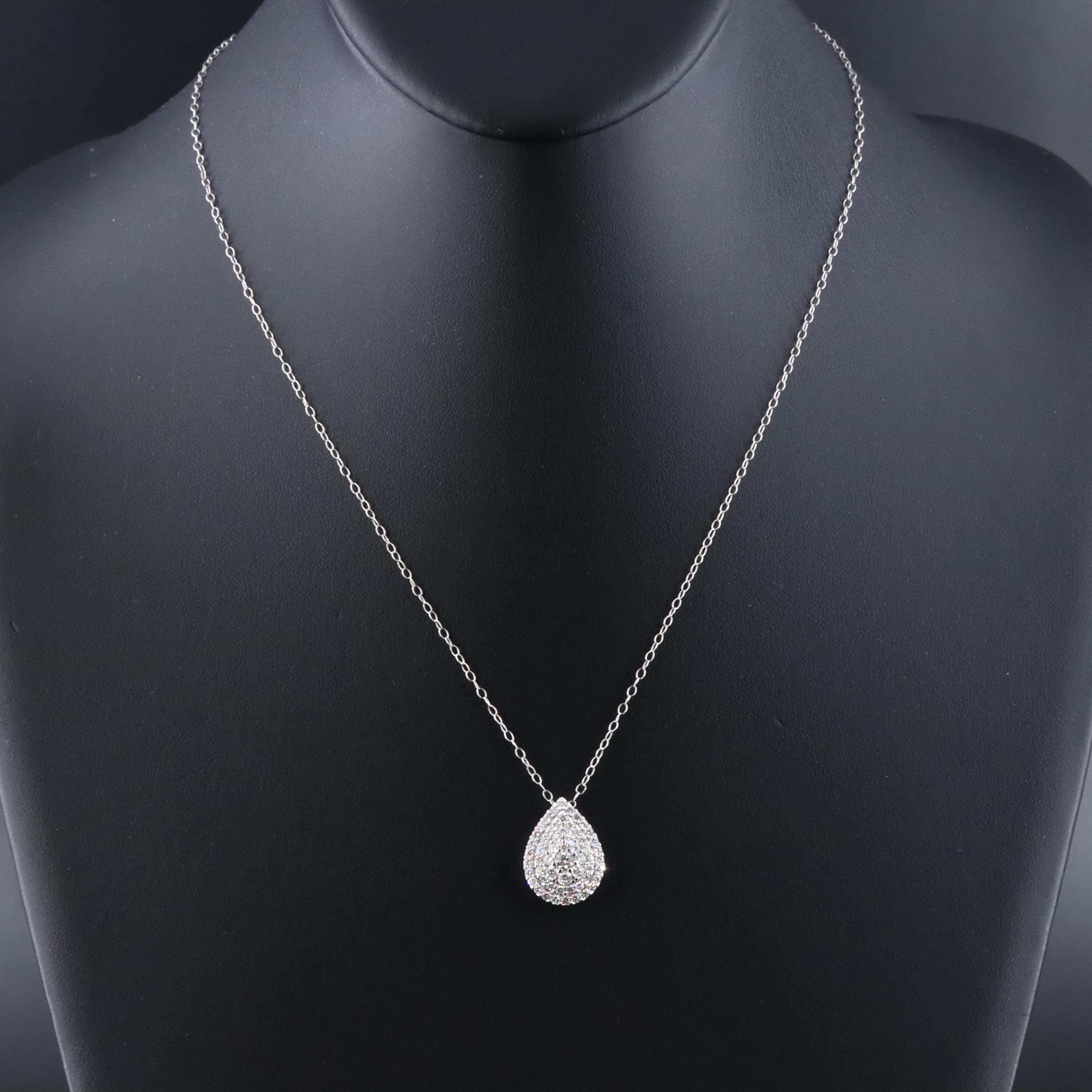 14K 1.01 CTW Lab Grown Diamond Necklace