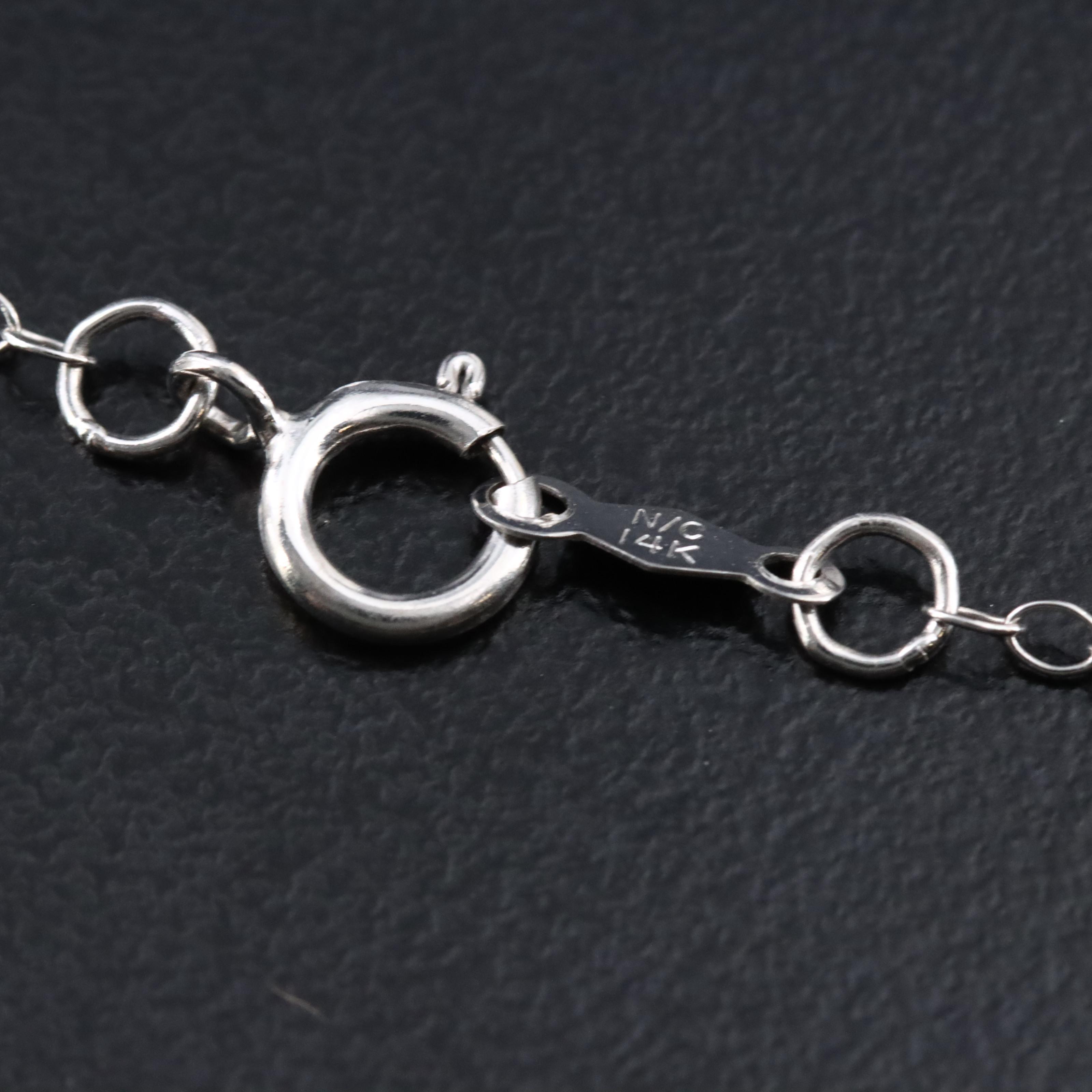 14K 1.01 CTW Lab Grown Diamond Necklace