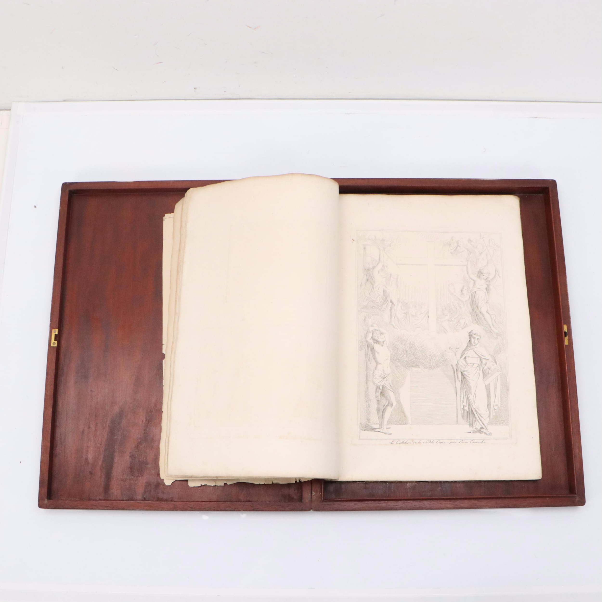 Portfolio of Etchings After the Masters "Destampes," 1781