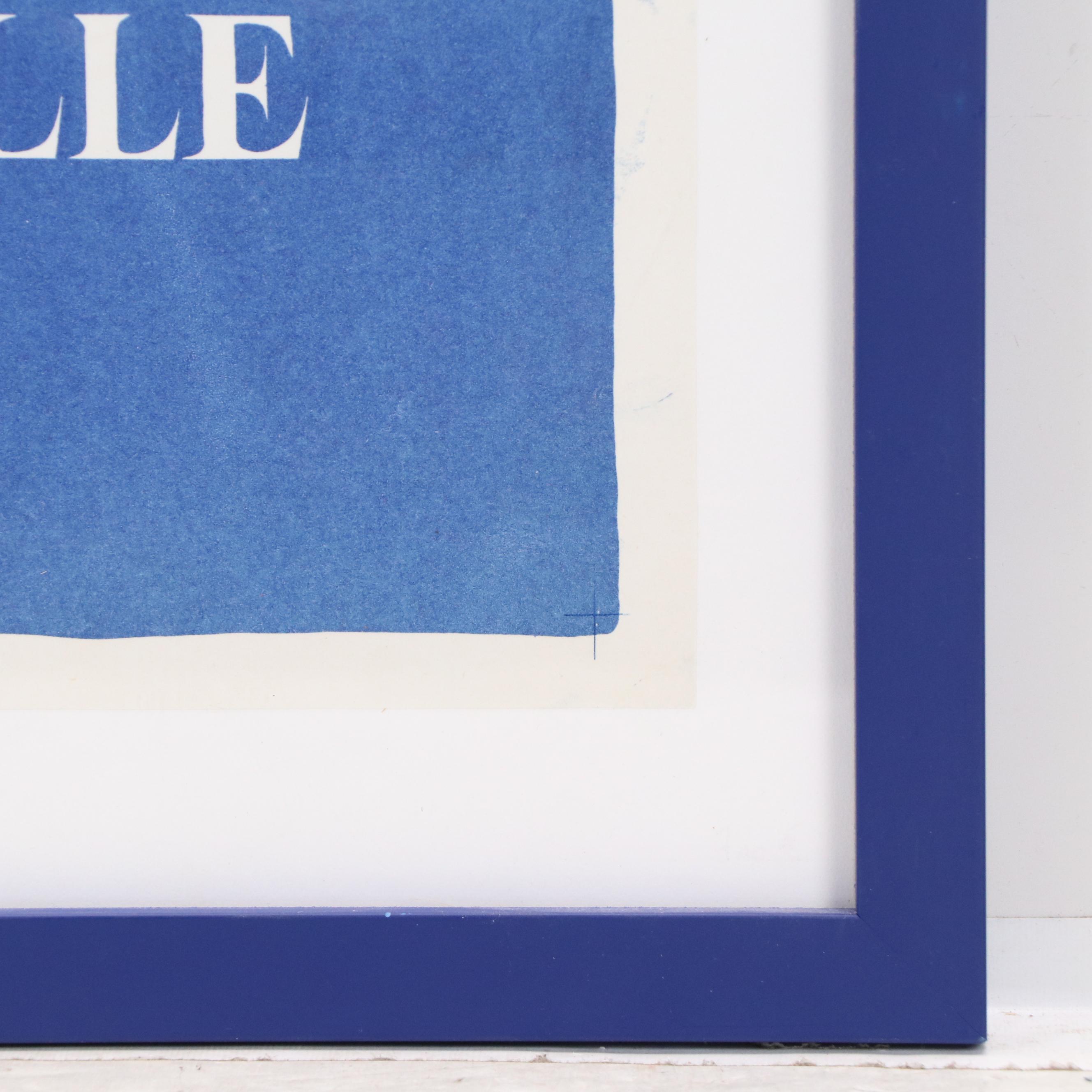 Bernard Villemot Lithograph "Villemot" Exhibition Poster, 1977