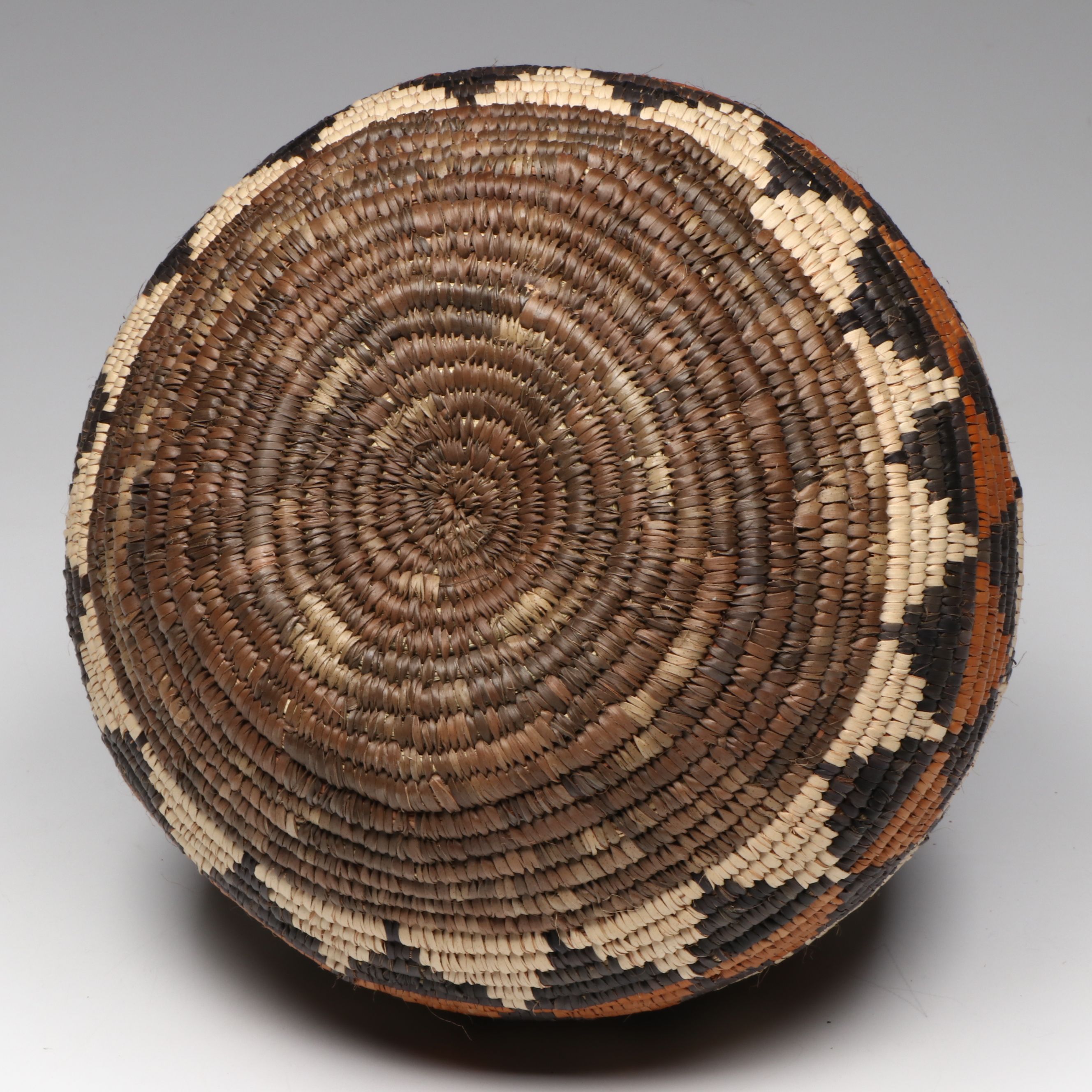 Zulu Ilala Palm and Natural Dye Isichumo and Bowl Baskets