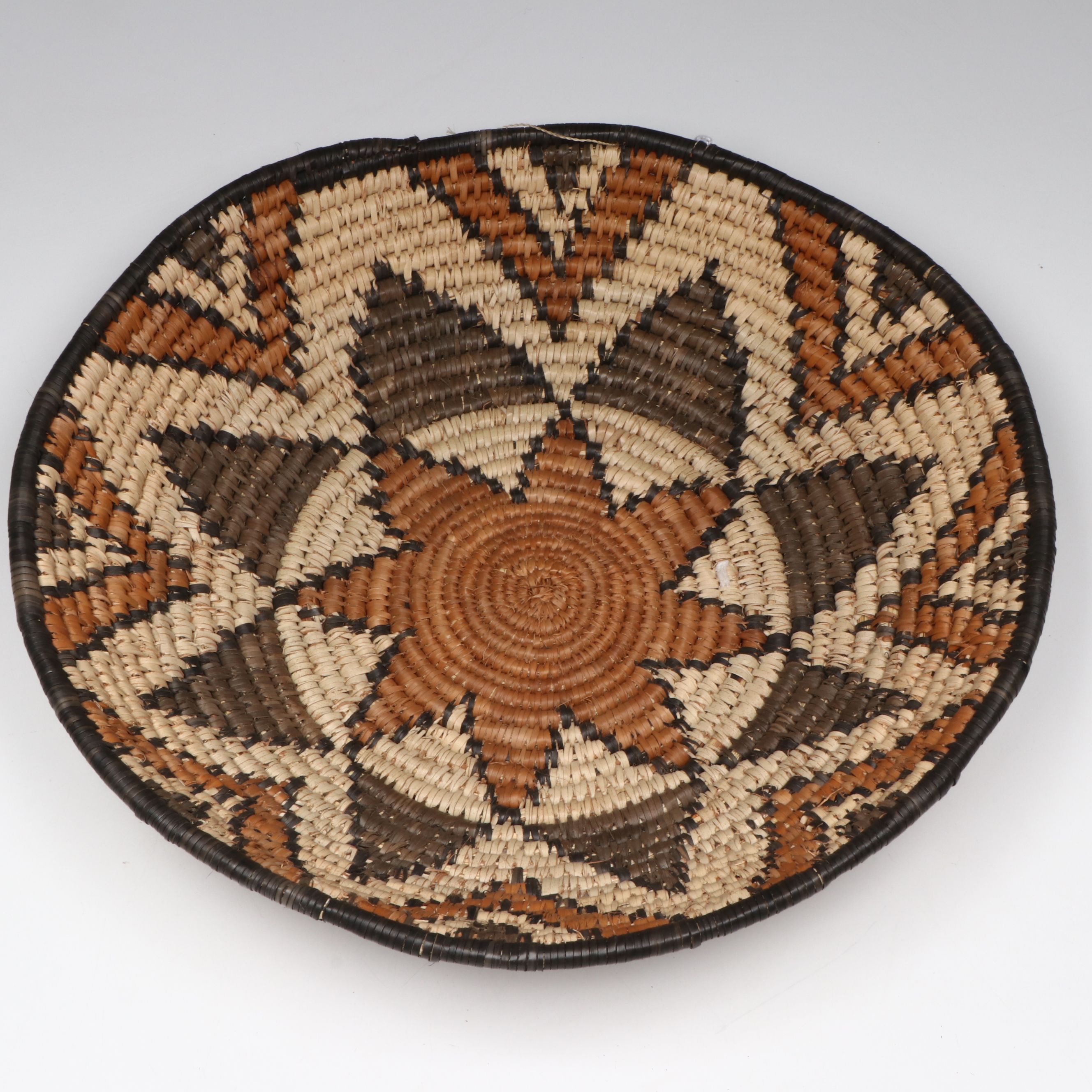 Zulu Ilala Palm and Natural Dye Isichumo and Bowl Baskets