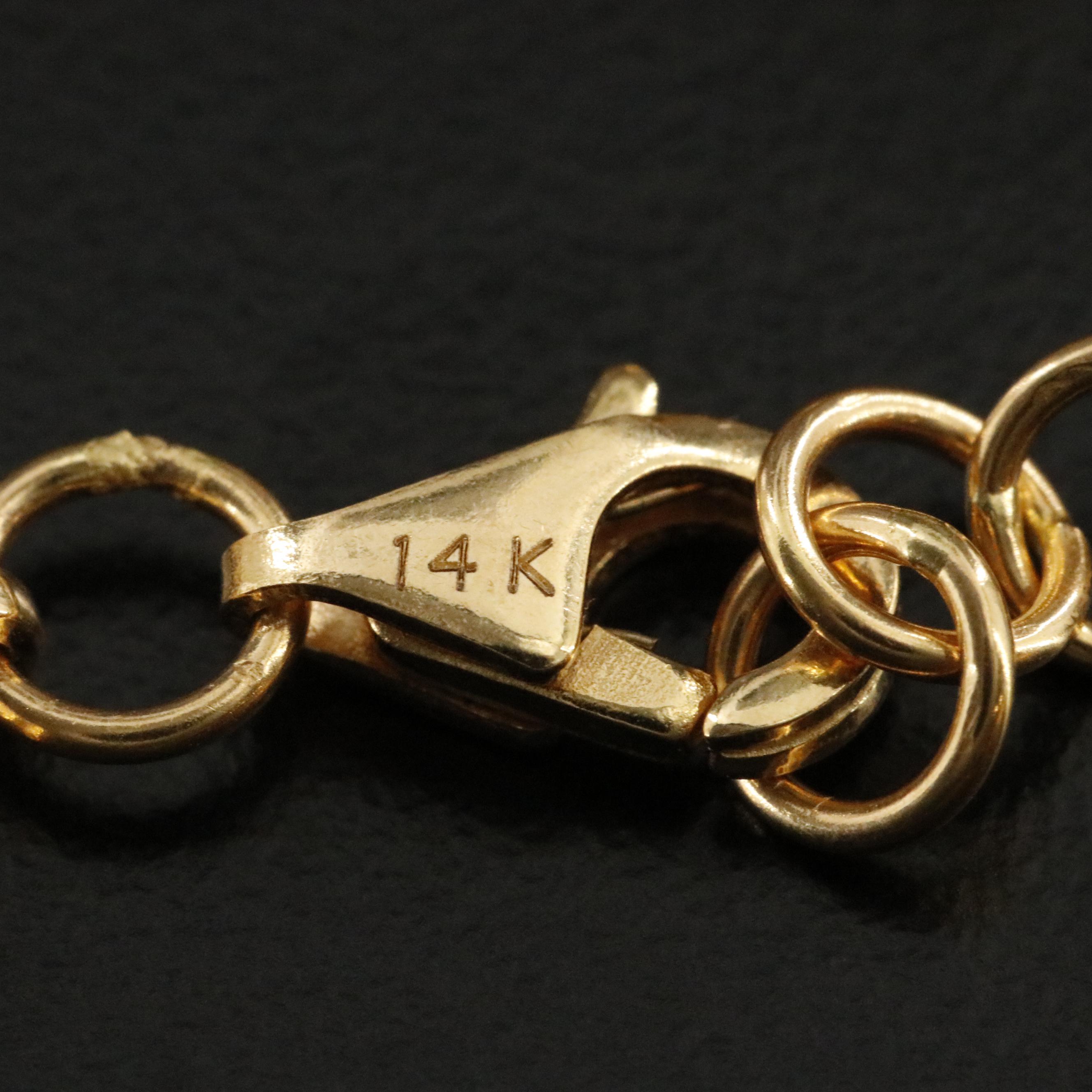 14K 1.80 CTW Diamond Station Bracelet